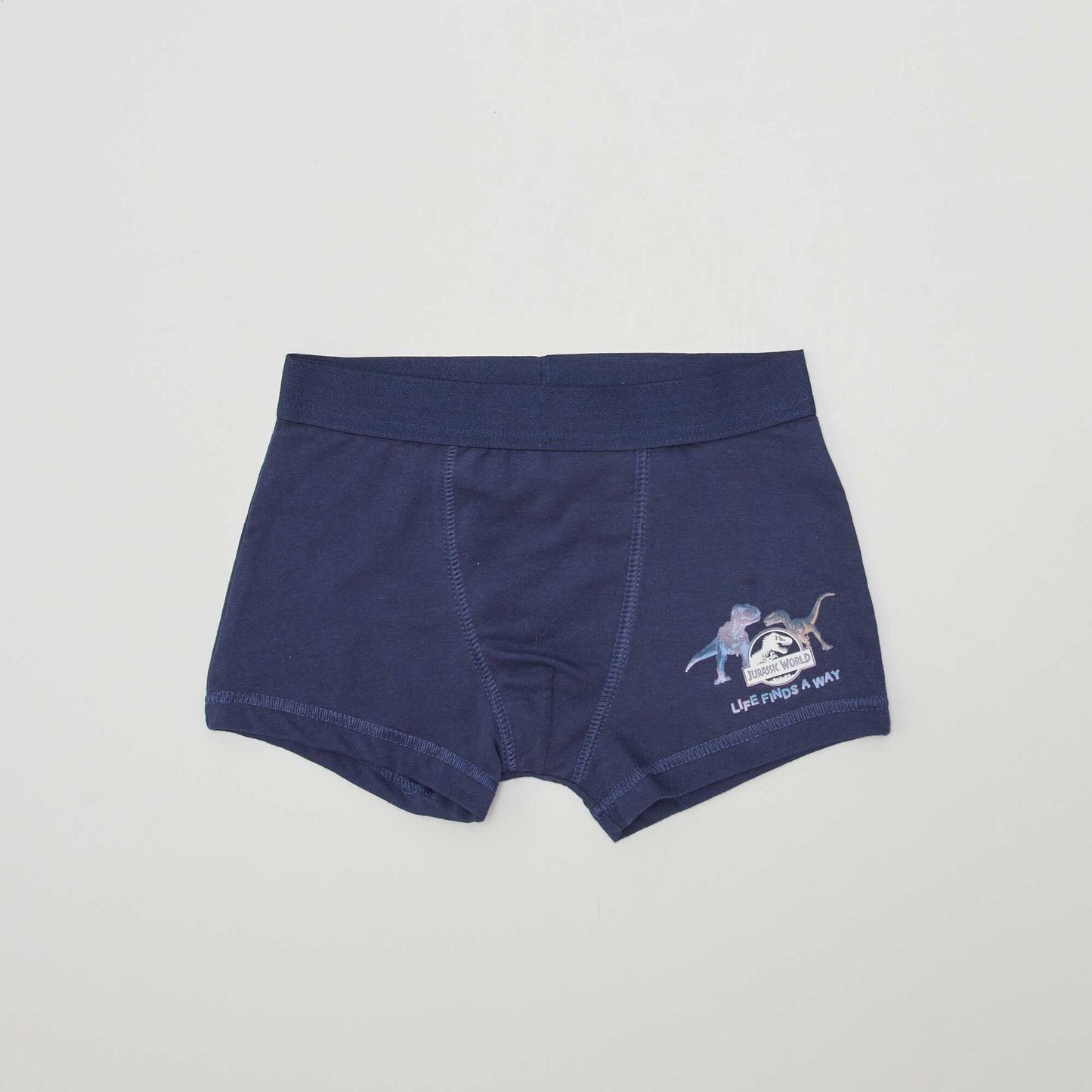 Lot de 2 boxers 'Jurassic Park' Blanc/bleu