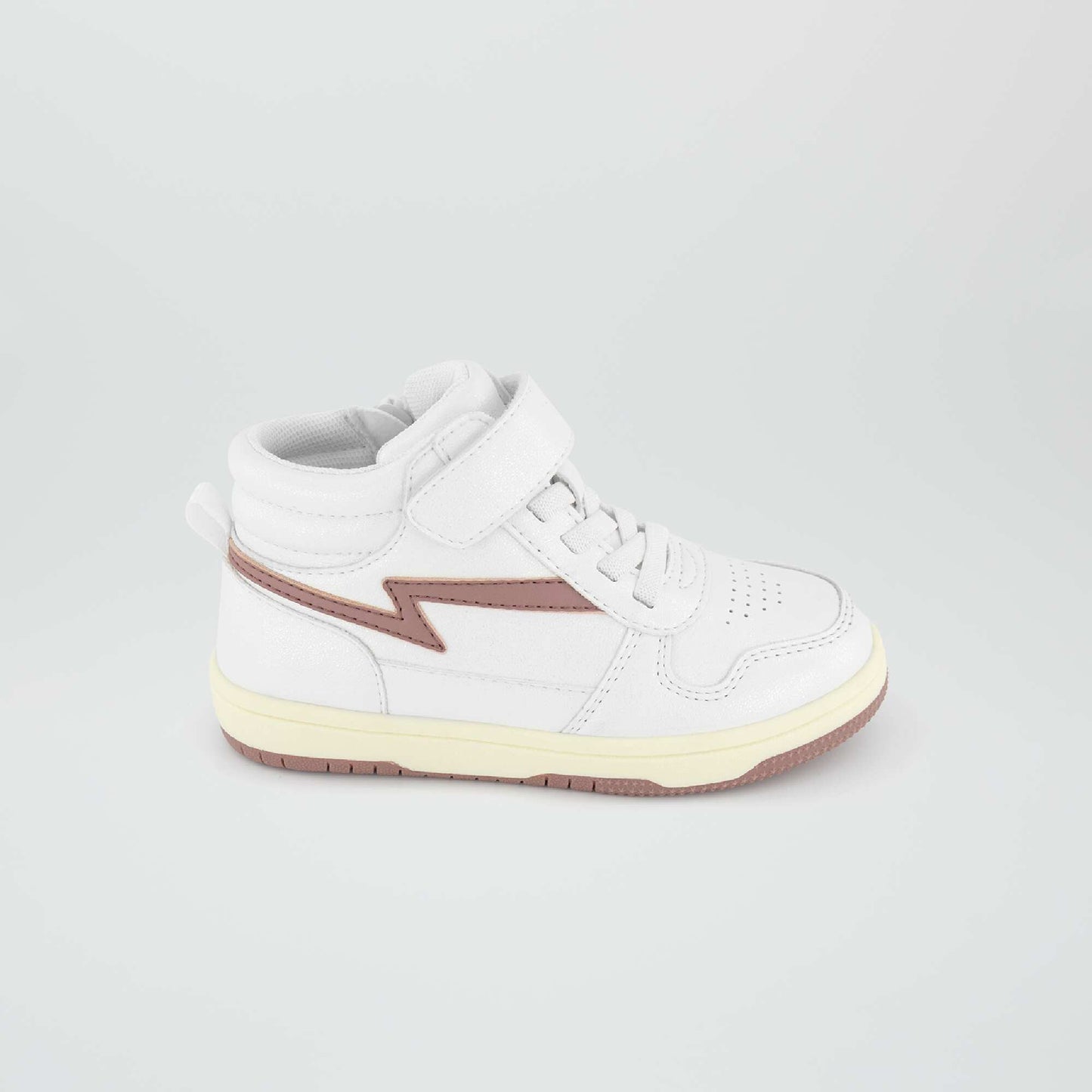 Baskets montantes tricolore blanc