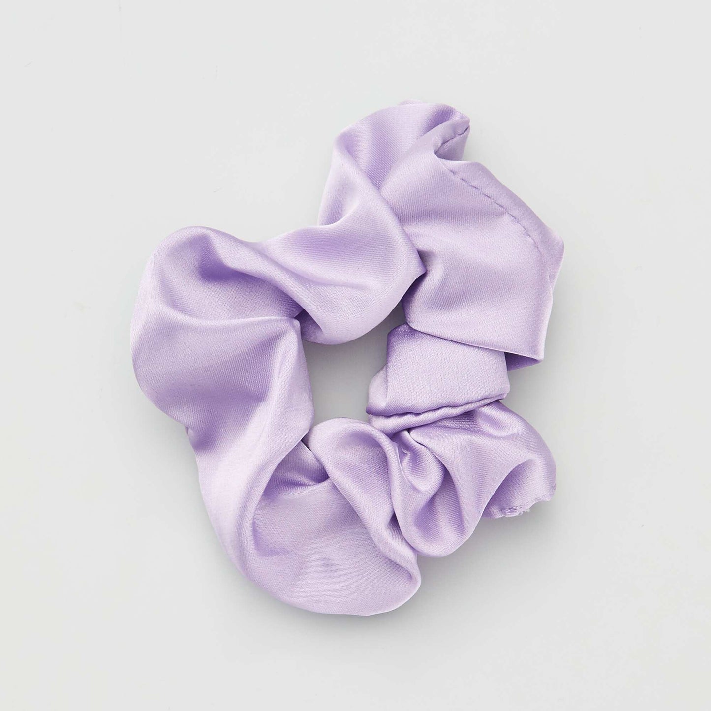 lot de 3 lastiques + chouchou satin s Violet