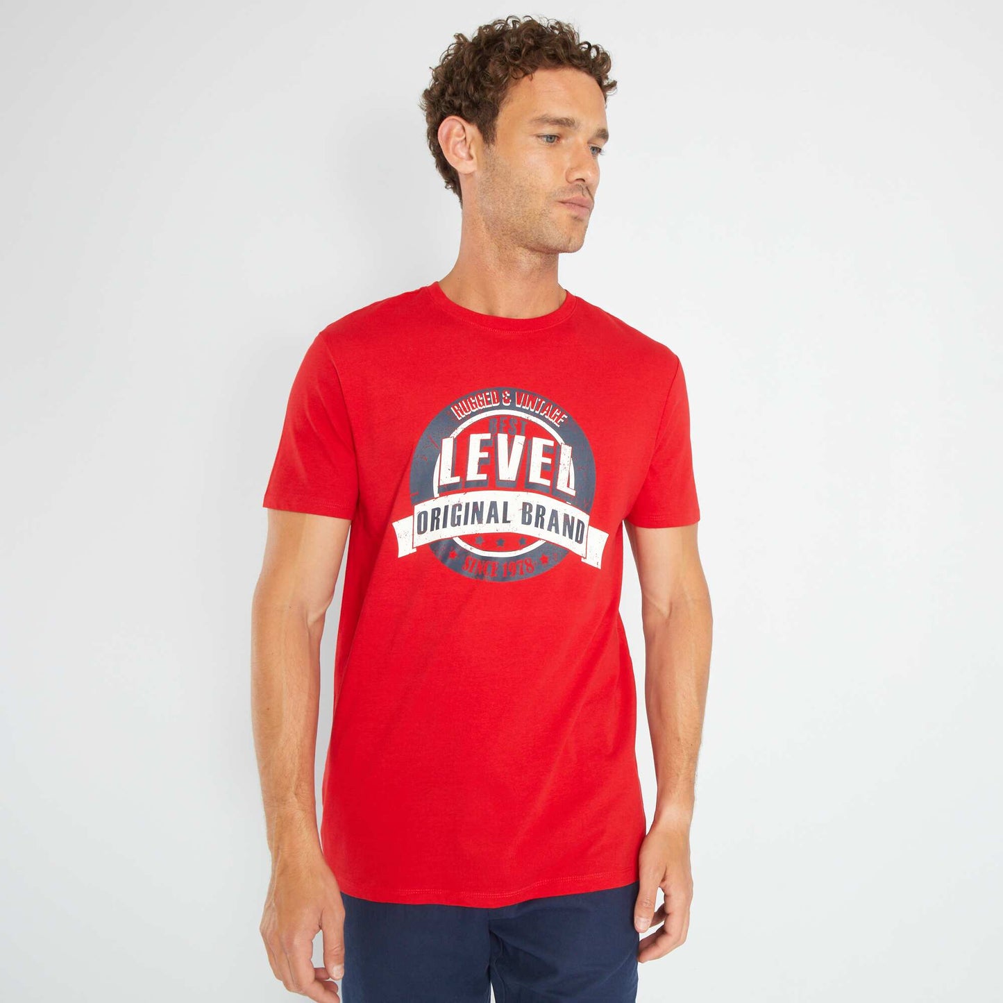 T-shirt en jersey avec print Rouge 'Costa Rica'
