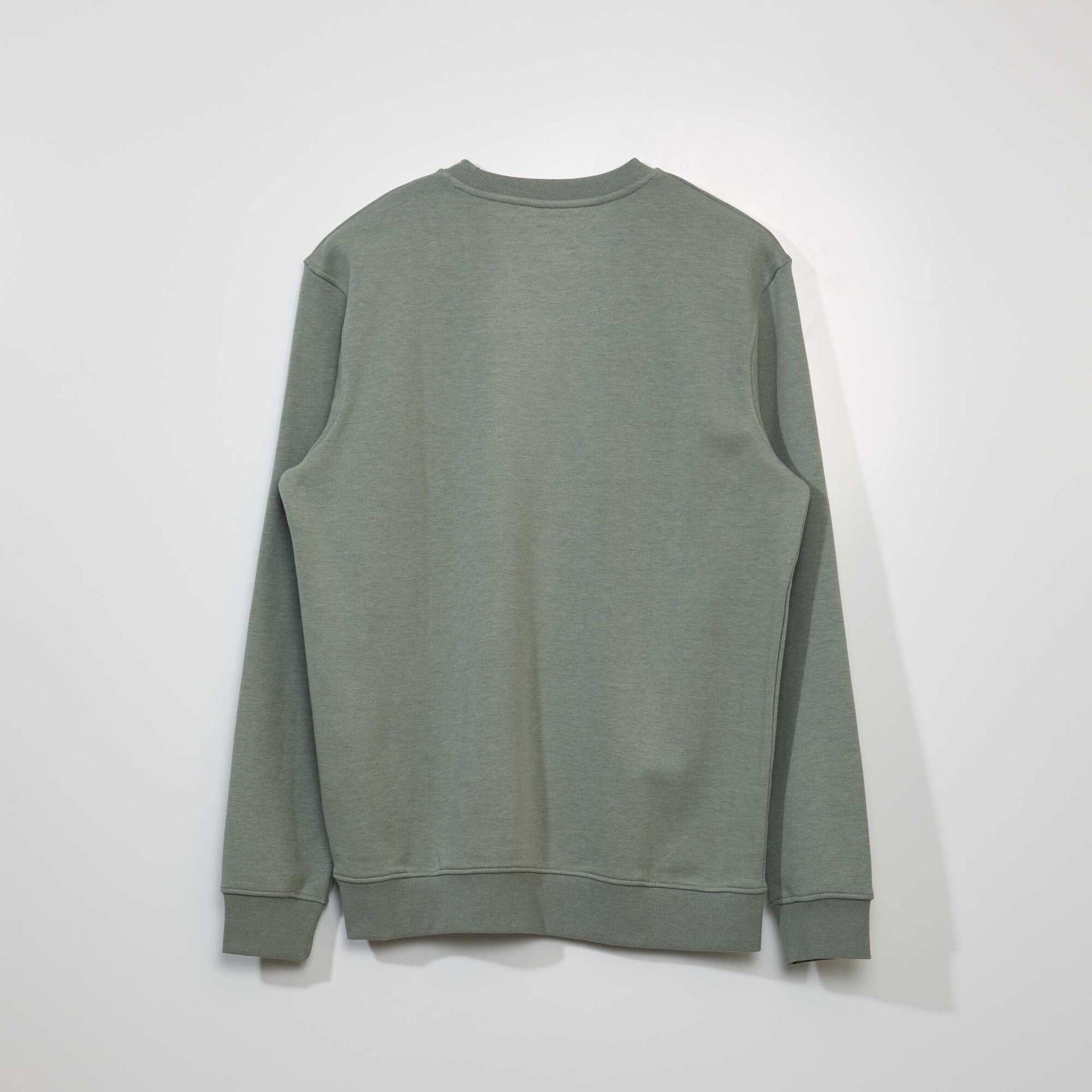 Sweat en molleton col rond Vert