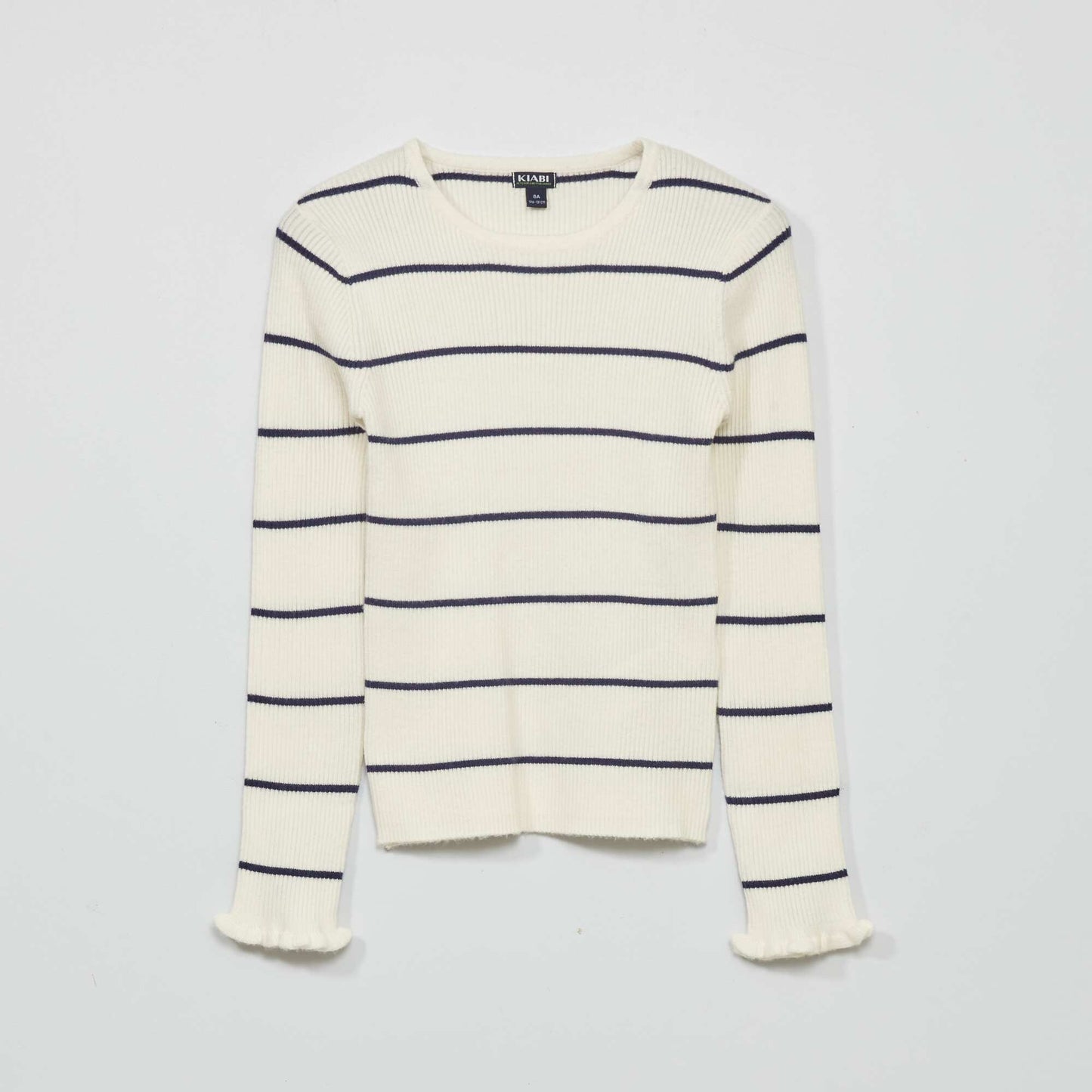 Pull en maille c tel e Beige/bleu