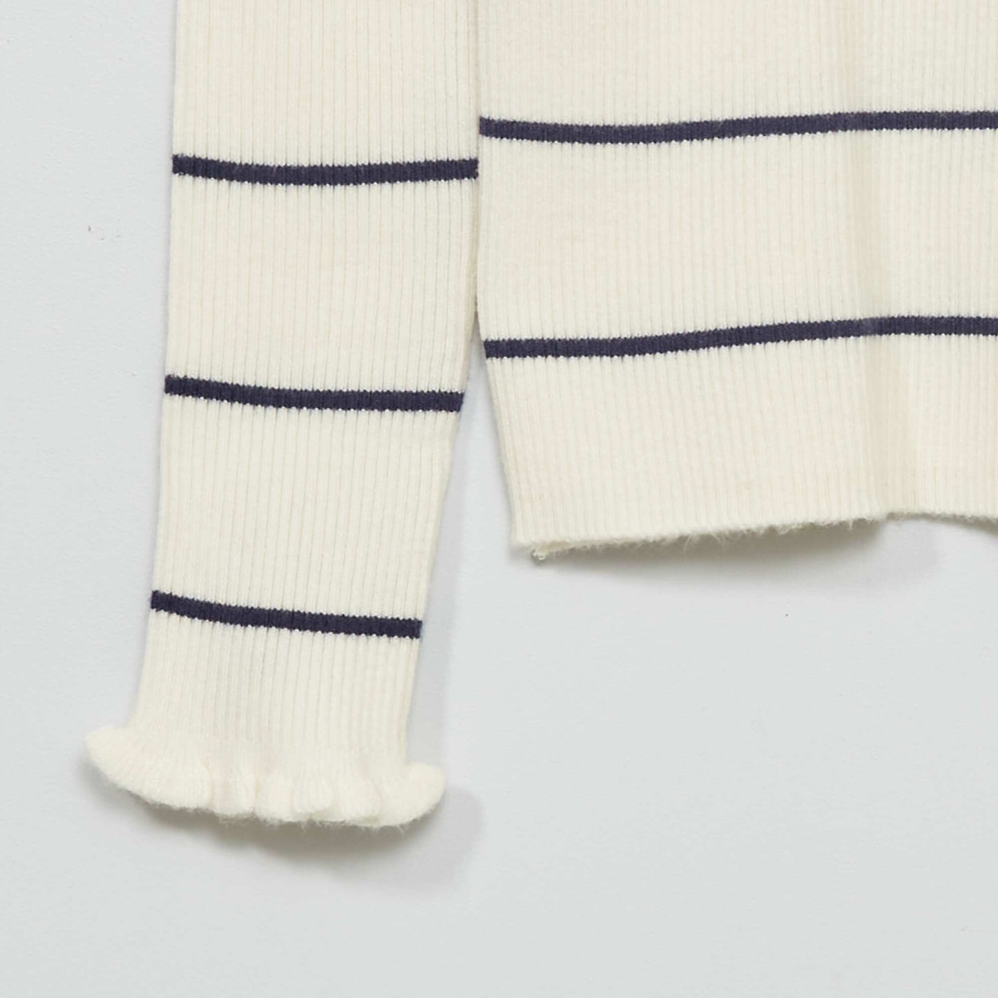 Pull en maille c tel e Beige/bleu