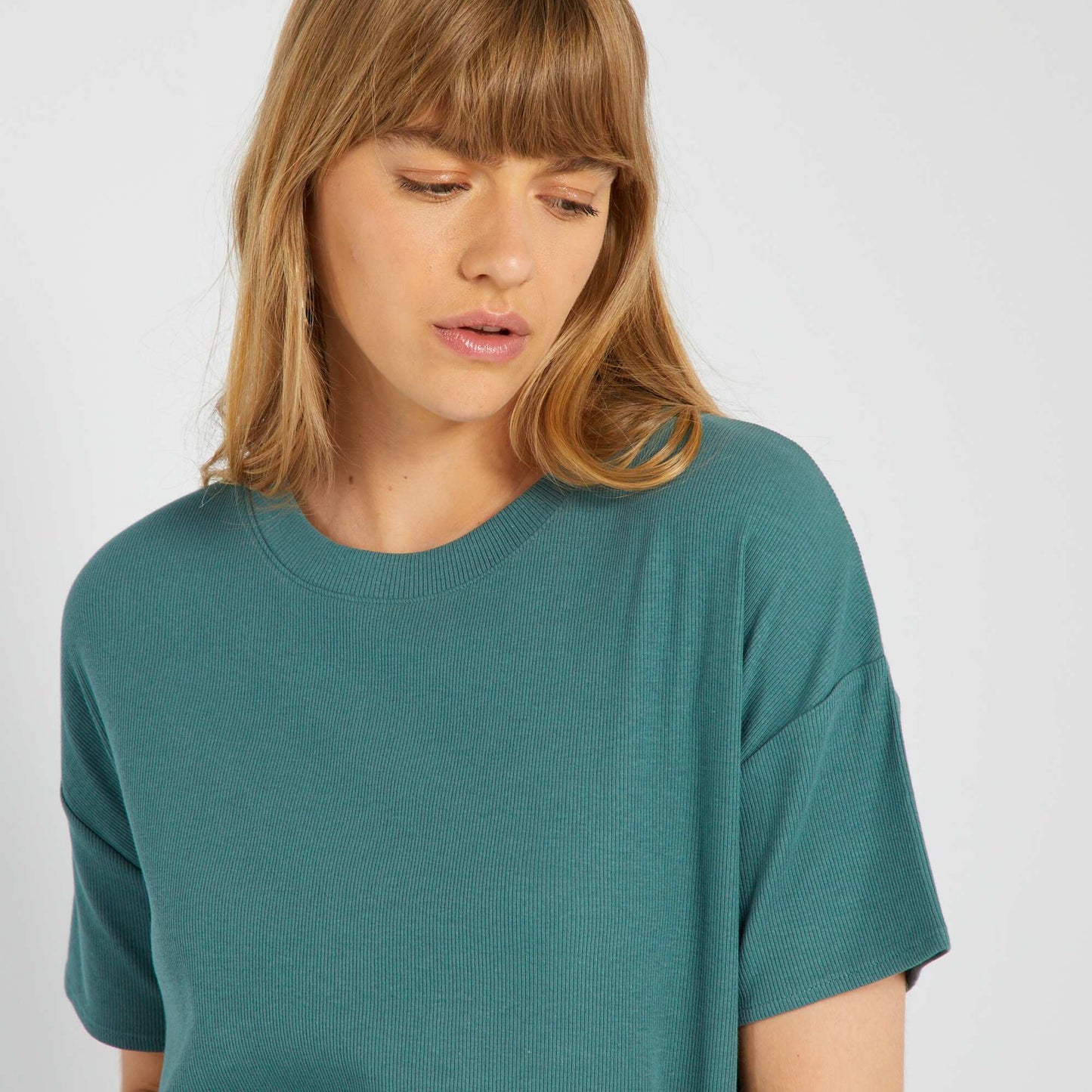 T-shirt long c tel Vert