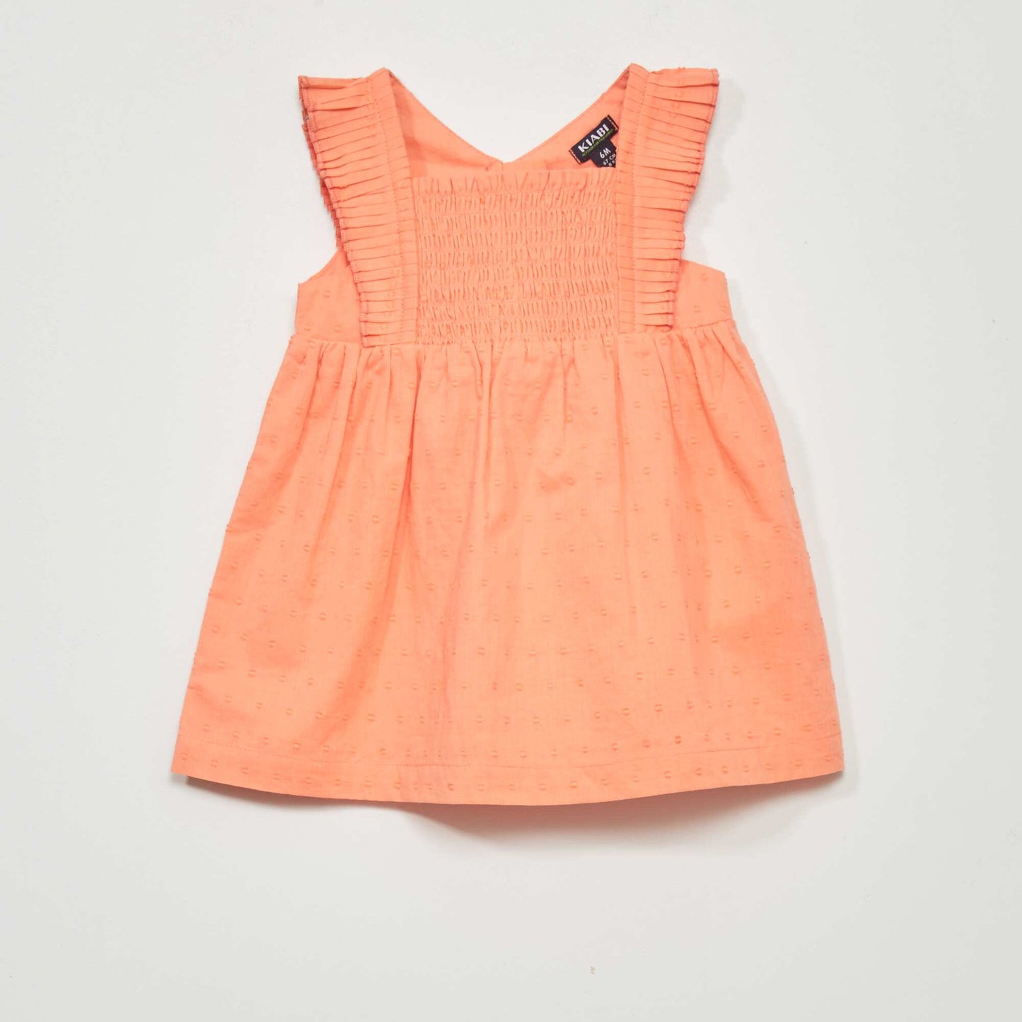 Robe en voile de coton + culotte - 2 pi ces Rose