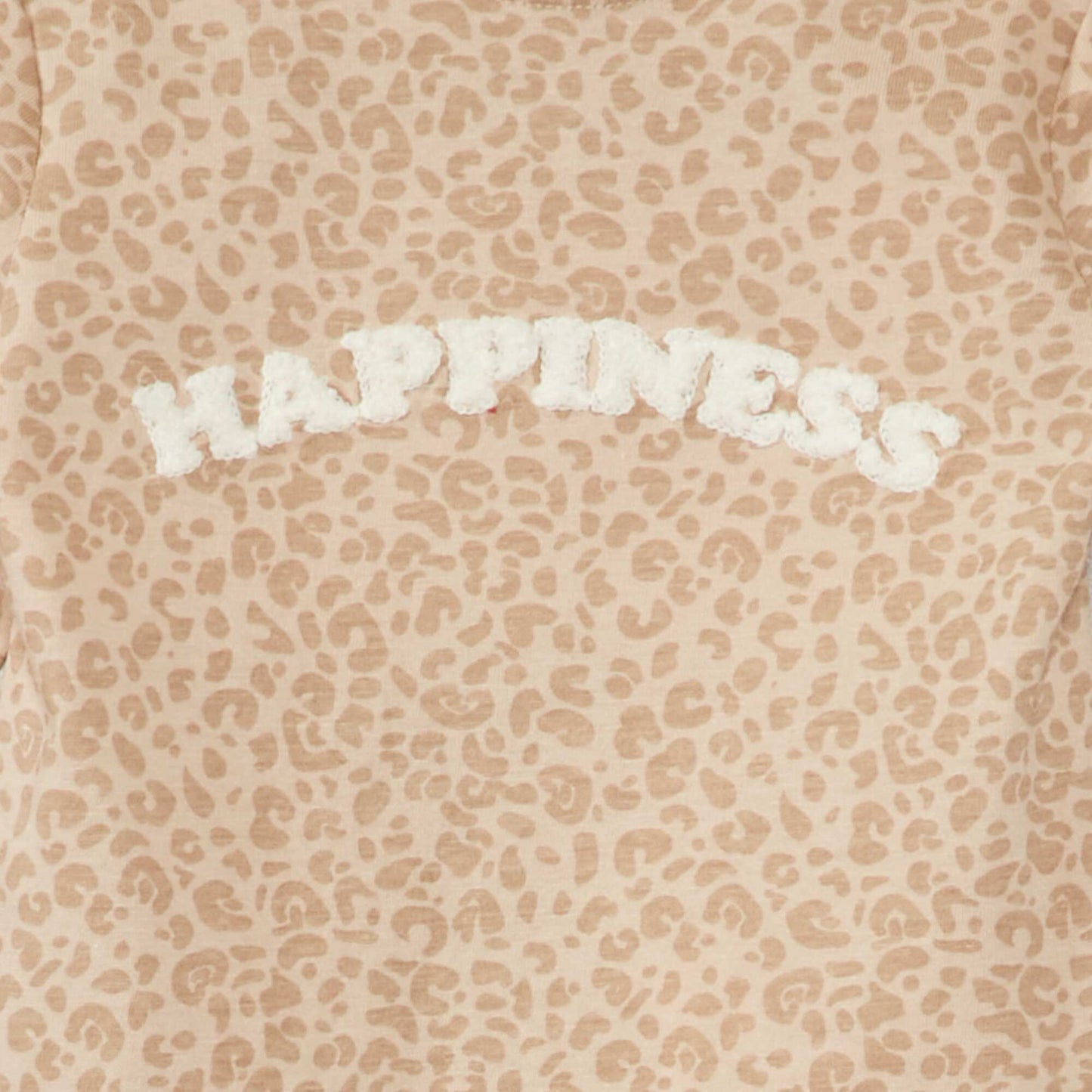 T-shirt manches longues avec imprim Beige