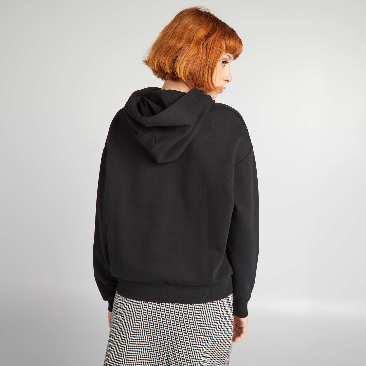 Sweat capuche esprit campus Noir pasadena