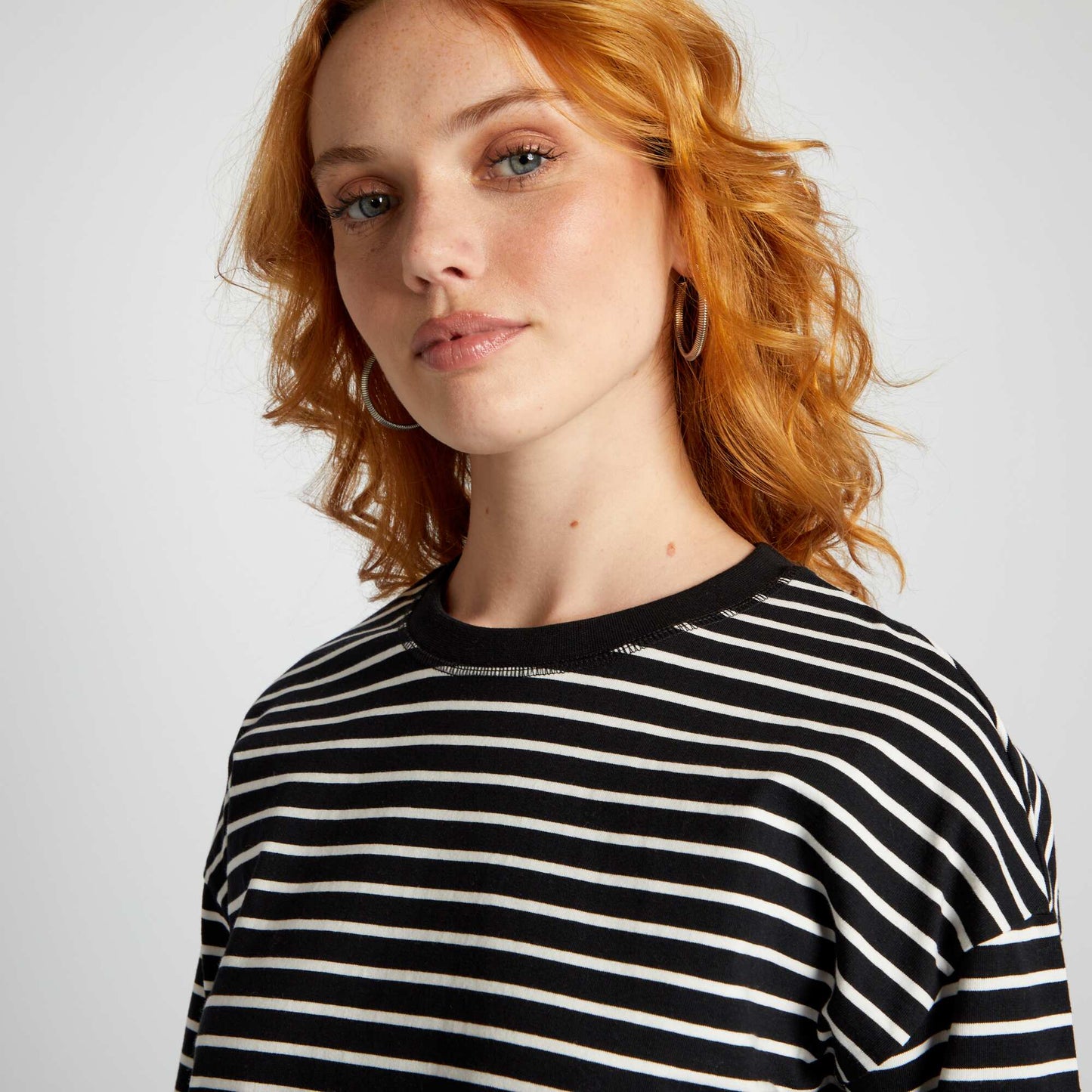 T-shirt marini re en jersey NOIR
