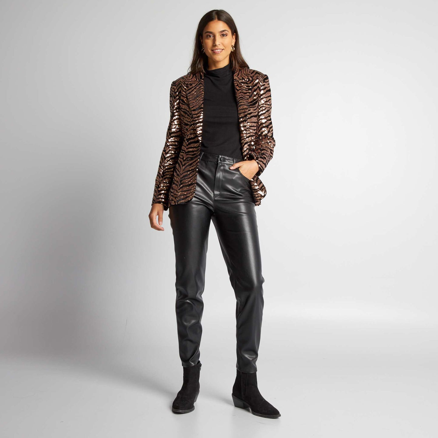 Sous-pull en maille c tel e noir