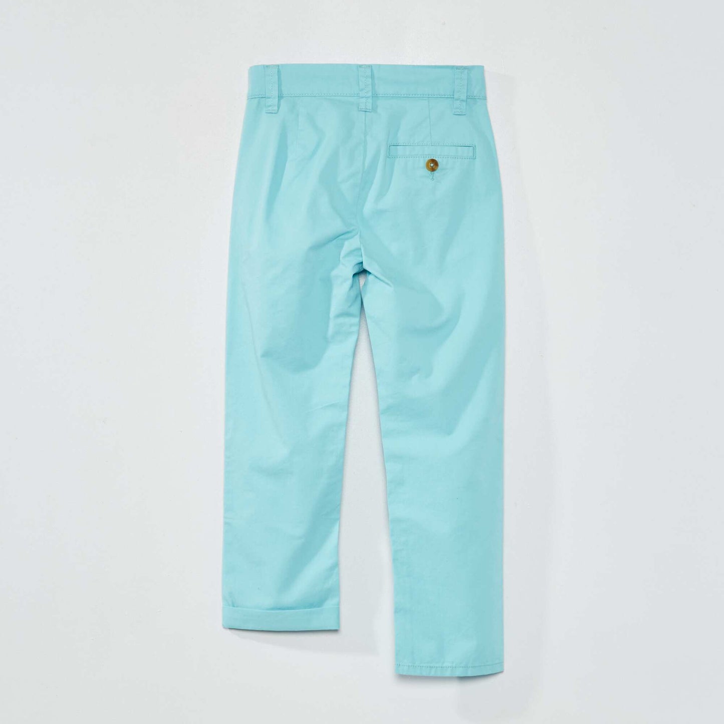 Pantalon chino droit Bleu
