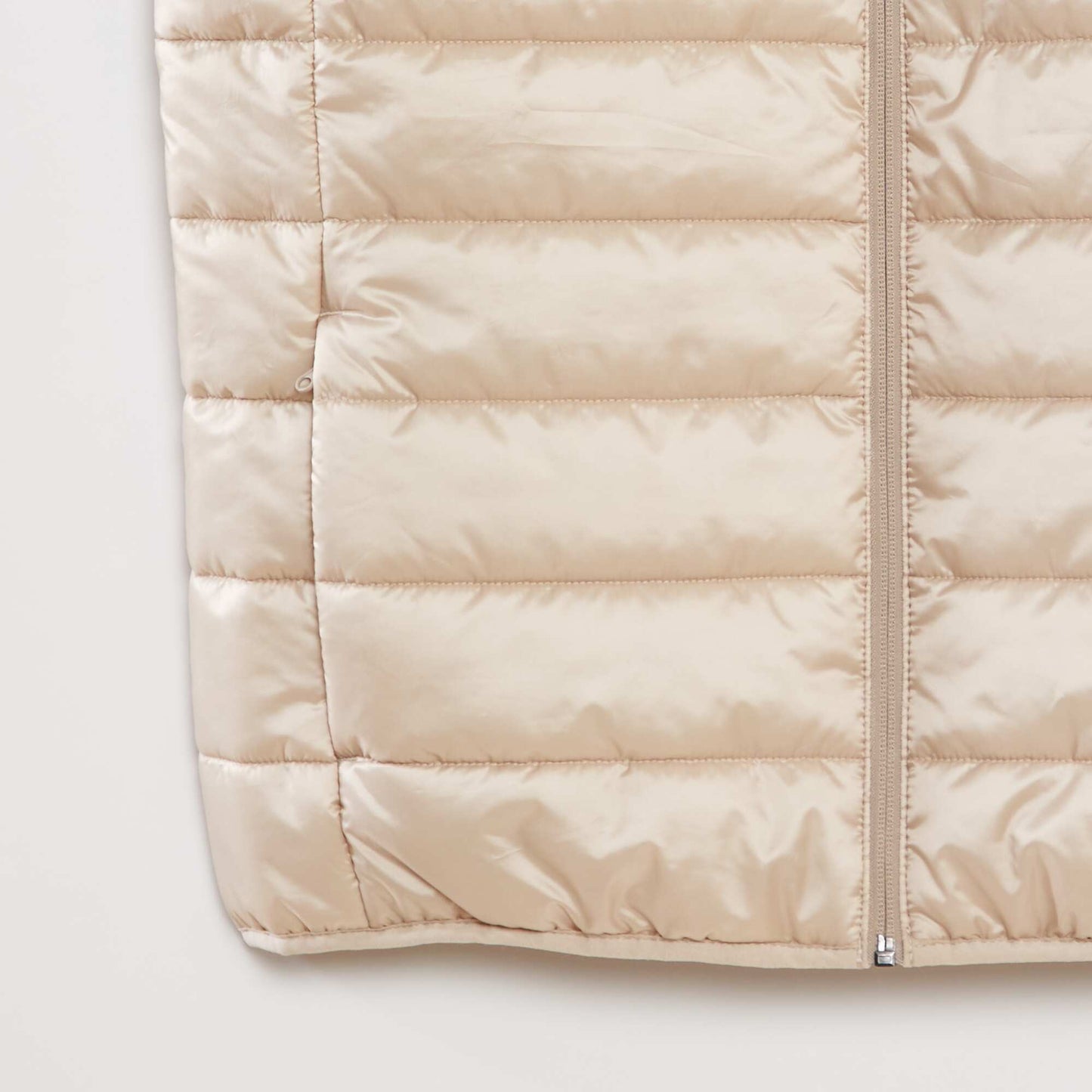 Doudoune en bouteilles recycl es beige