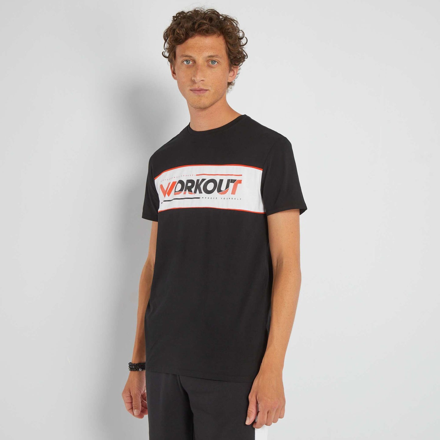 T-shirt de sport en jersey Noir