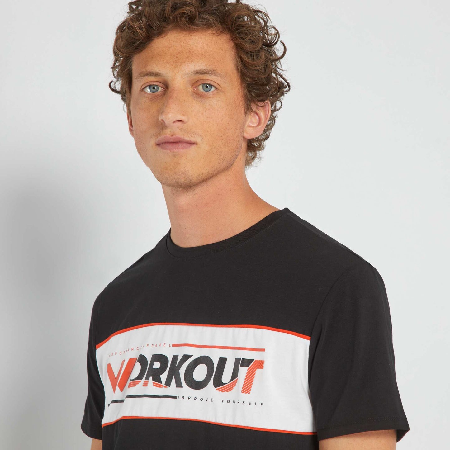 T-shirt de sport en jersey Noir
