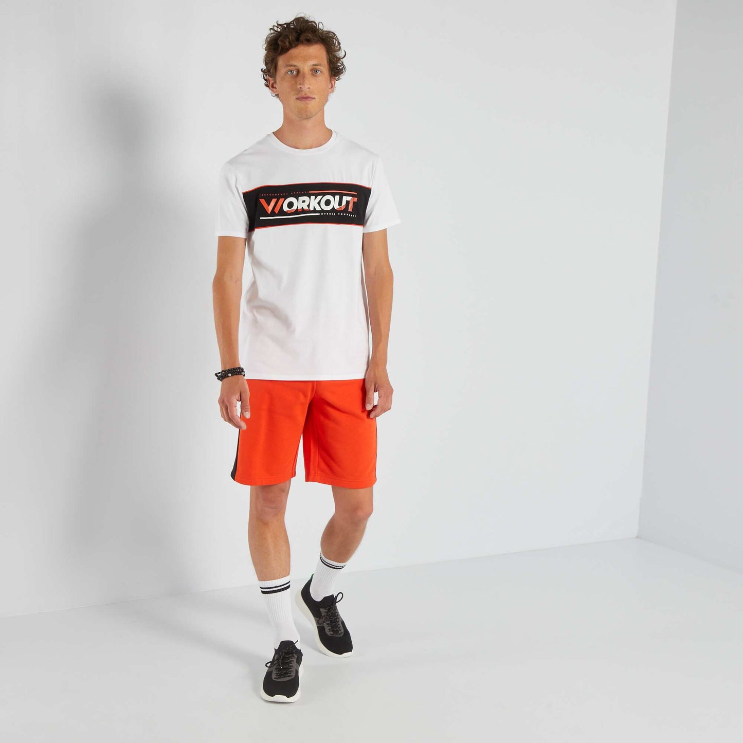 T-shirt de sport en jersey Blanc