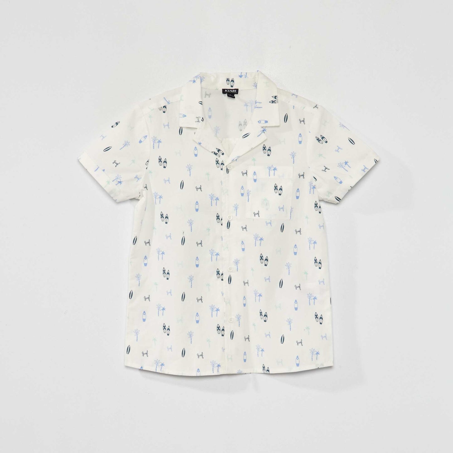 Chemise manches courtes Blanc