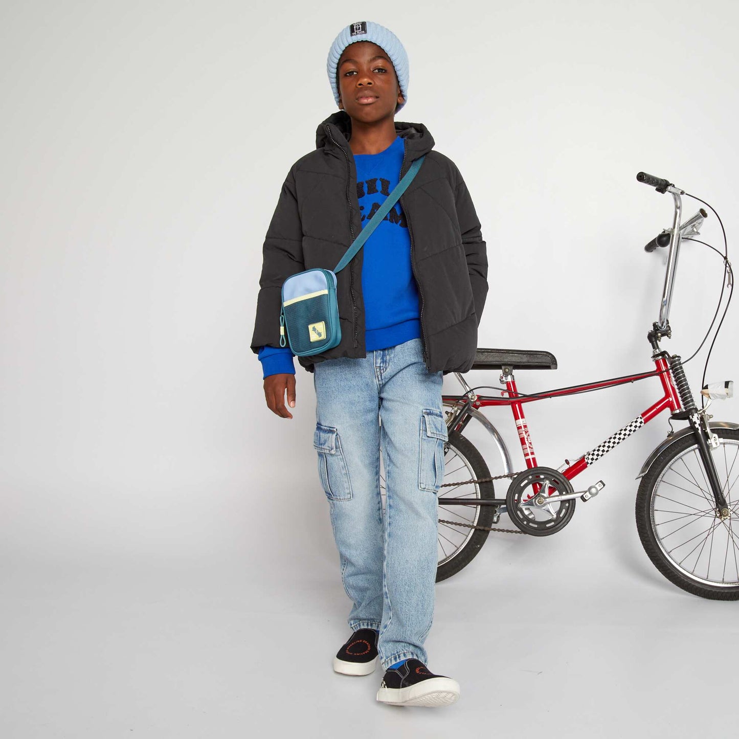 Doudoune en bouteilles recycl es noir