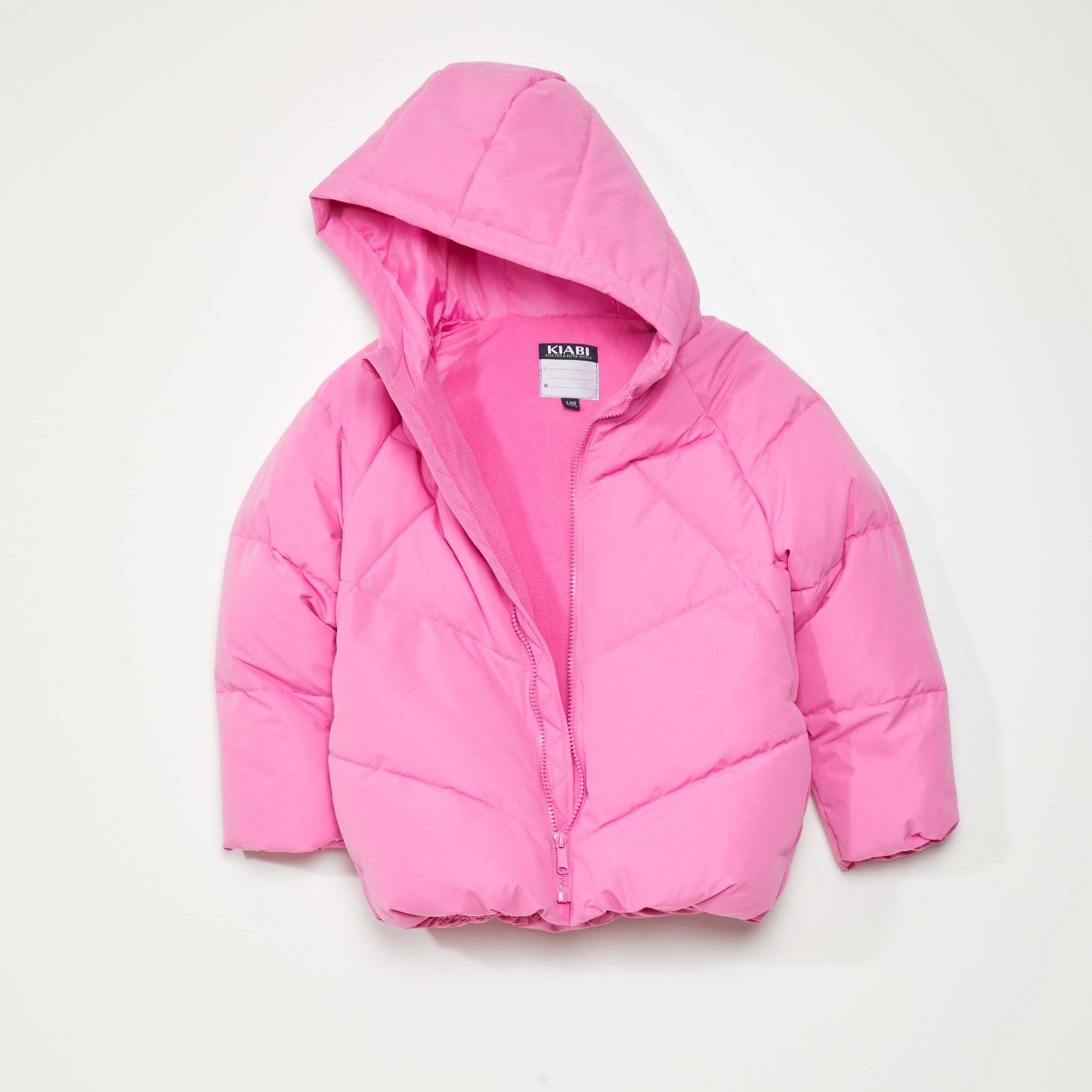 Doudoune en bouteilles recycl es Rose