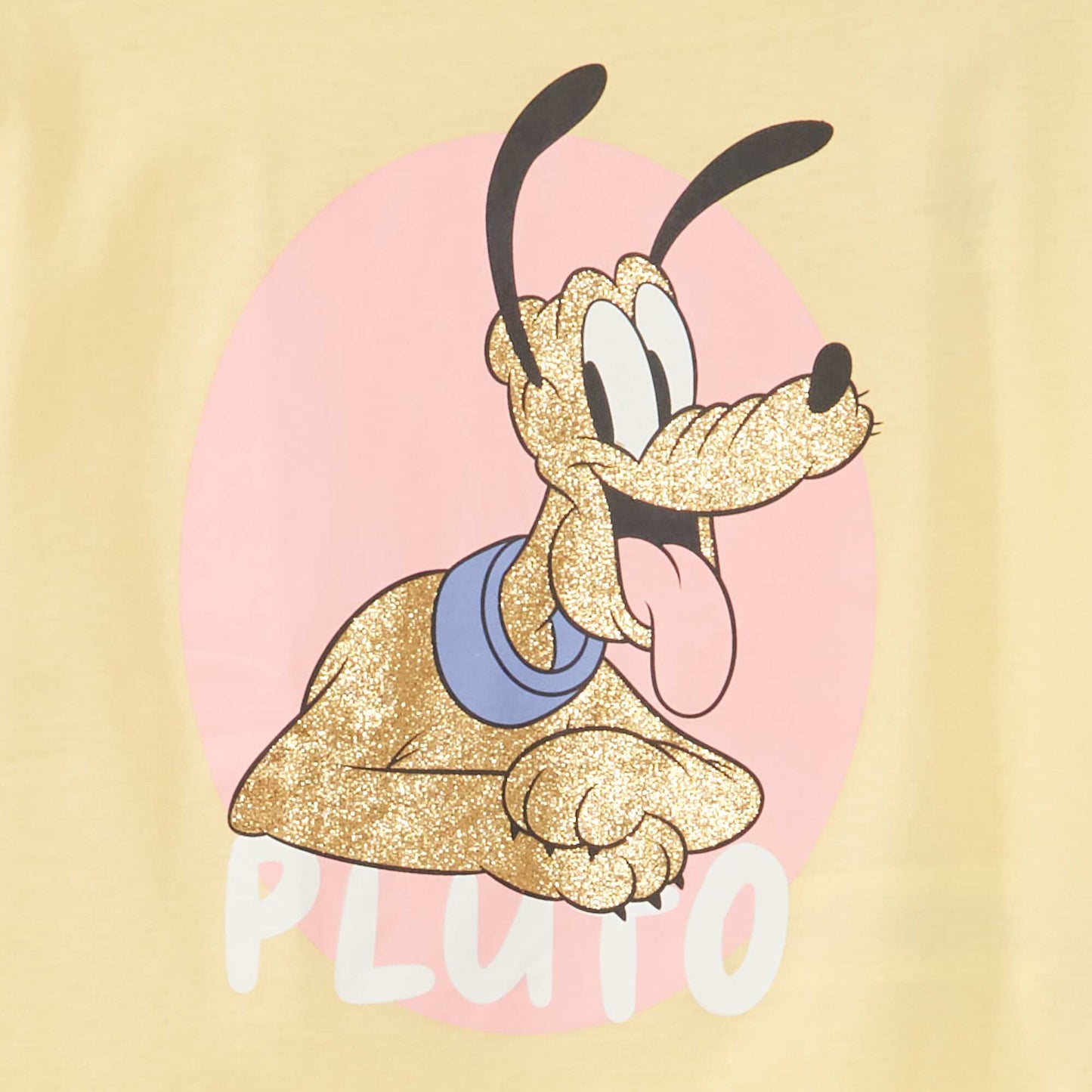 T-shirt en jersey 'Disney' paillet Jaune