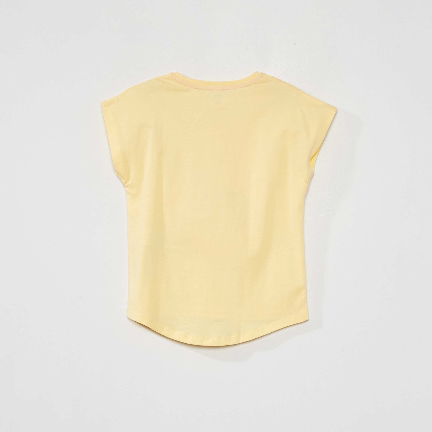 T-shirt en jersey 'Disney' paillet Jaune