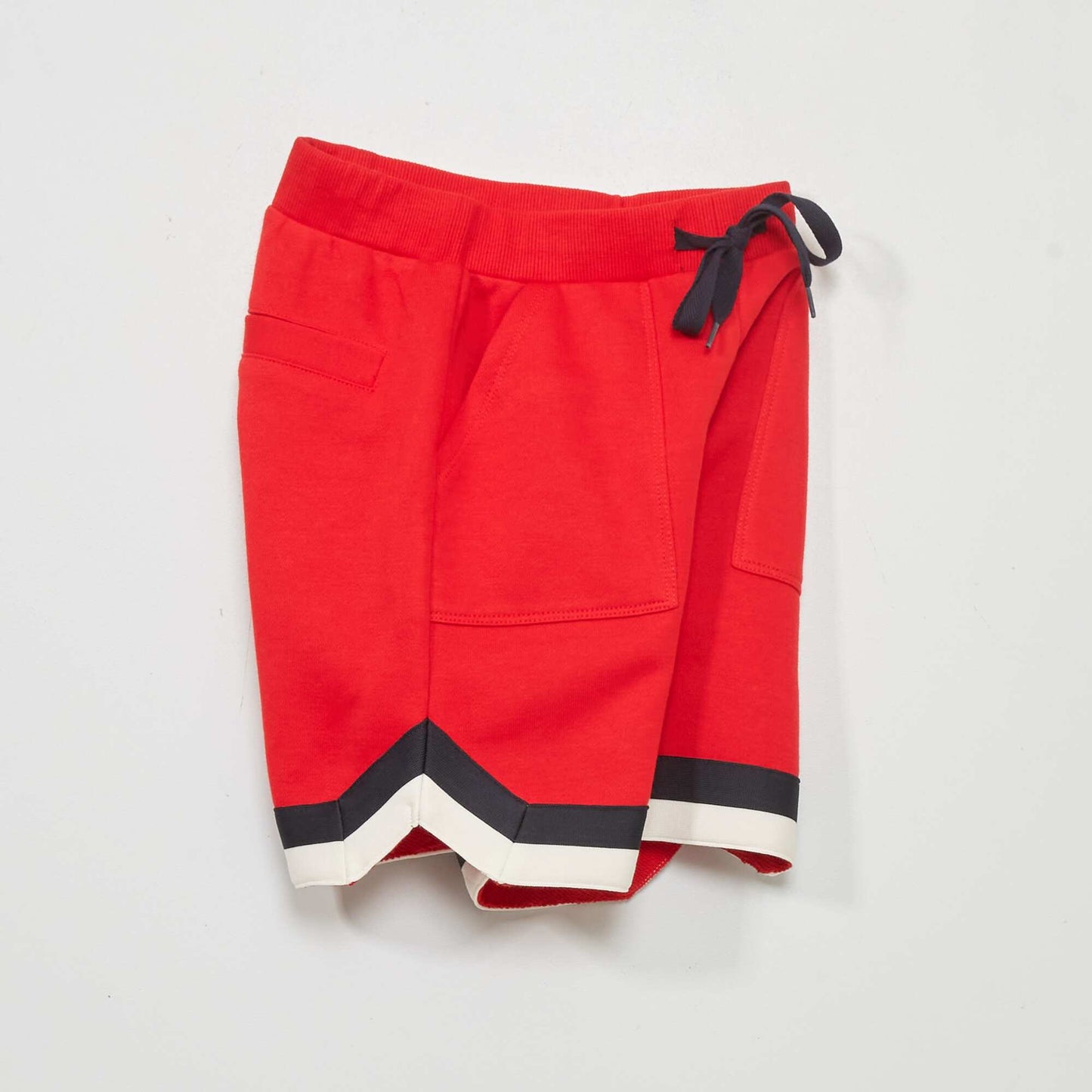 Bermuda en molleton Rouge