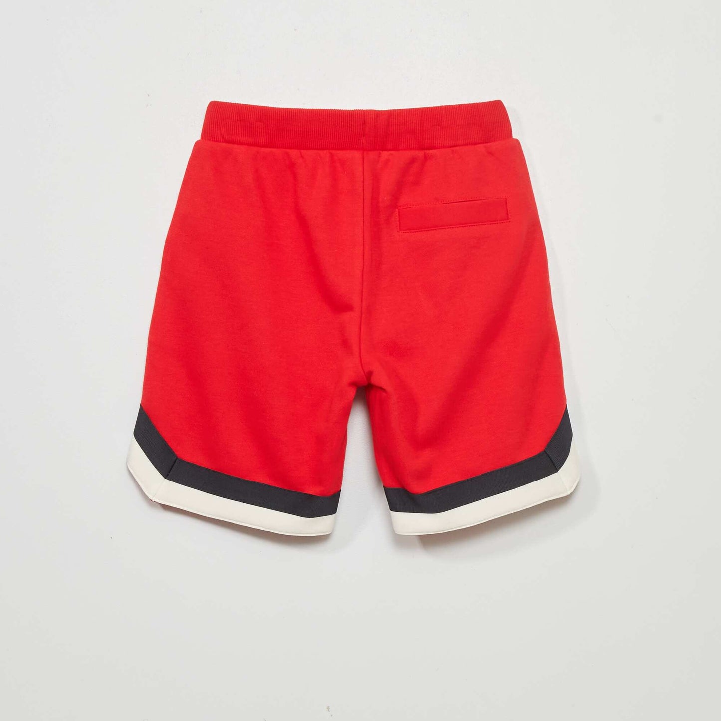 Bermuda en molleton Rouge