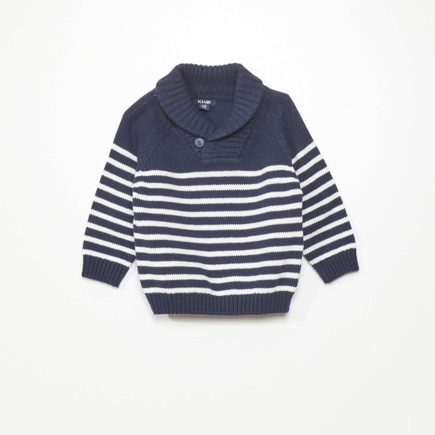 Pull ray en col ch le ray bleu