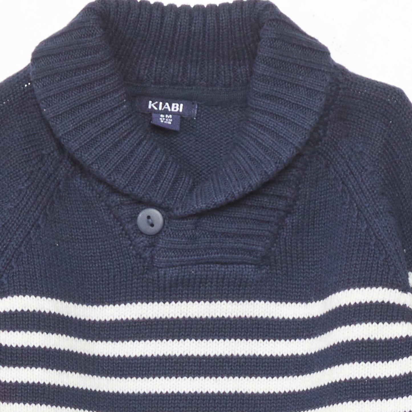 Pull ray en col ch le ray bleu
