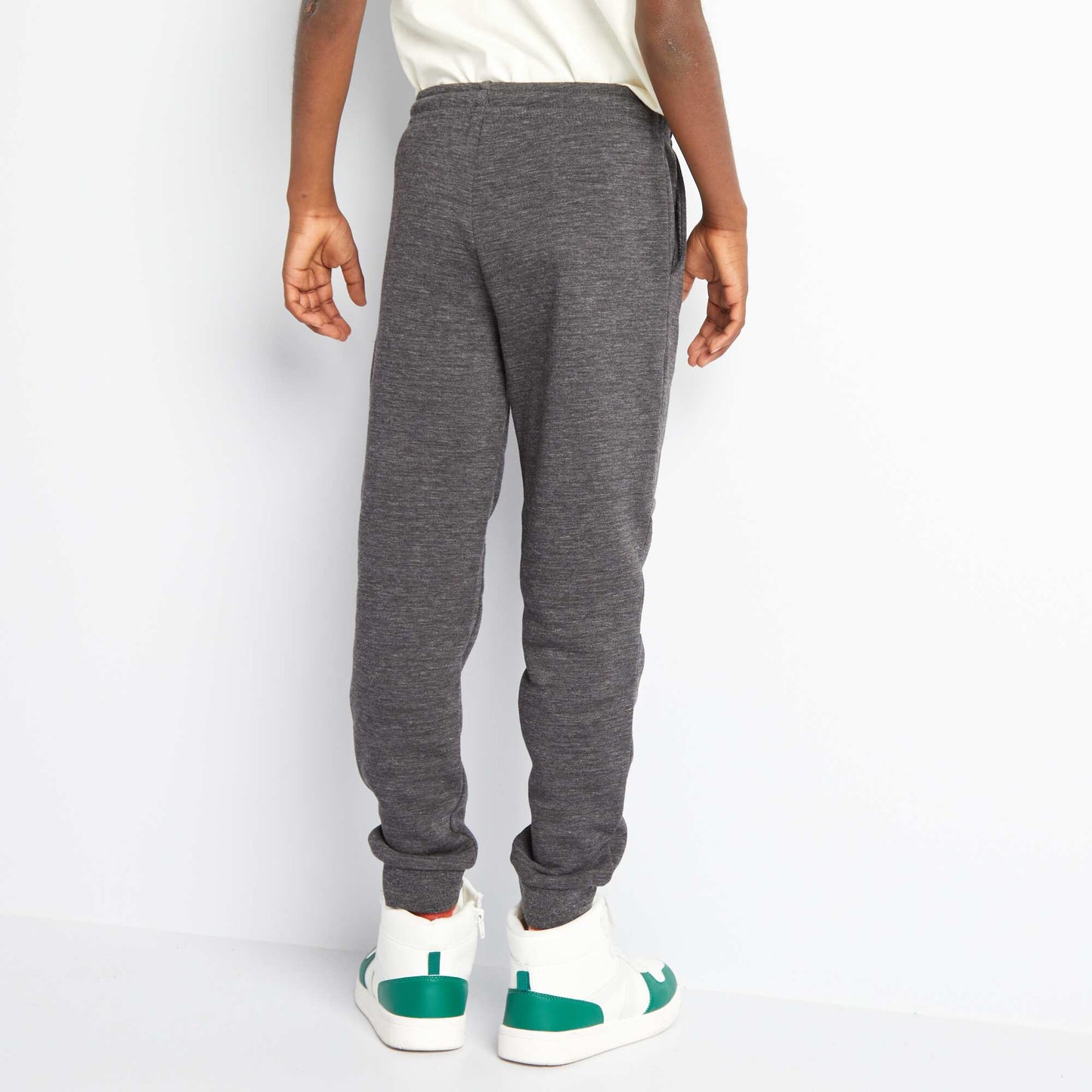 Jogging en molleton Gris fonc