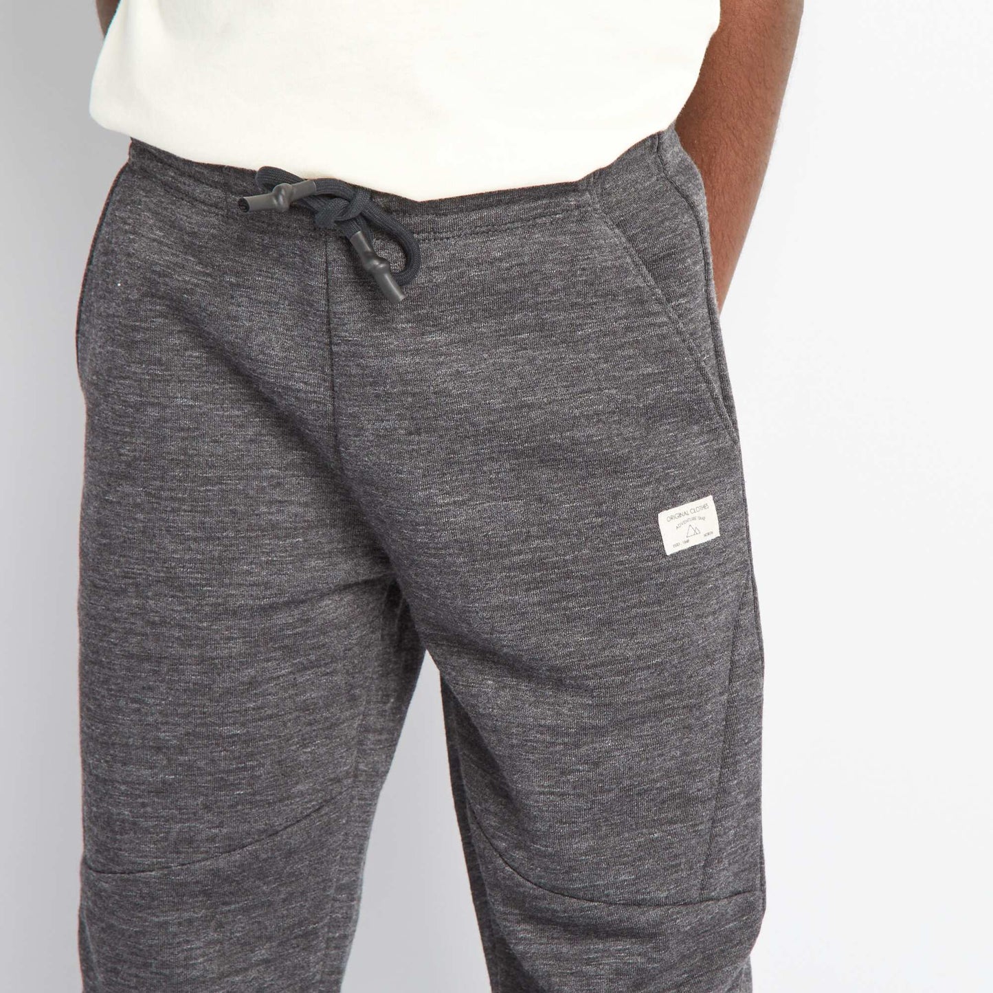Jogging en molleton Gris fonc