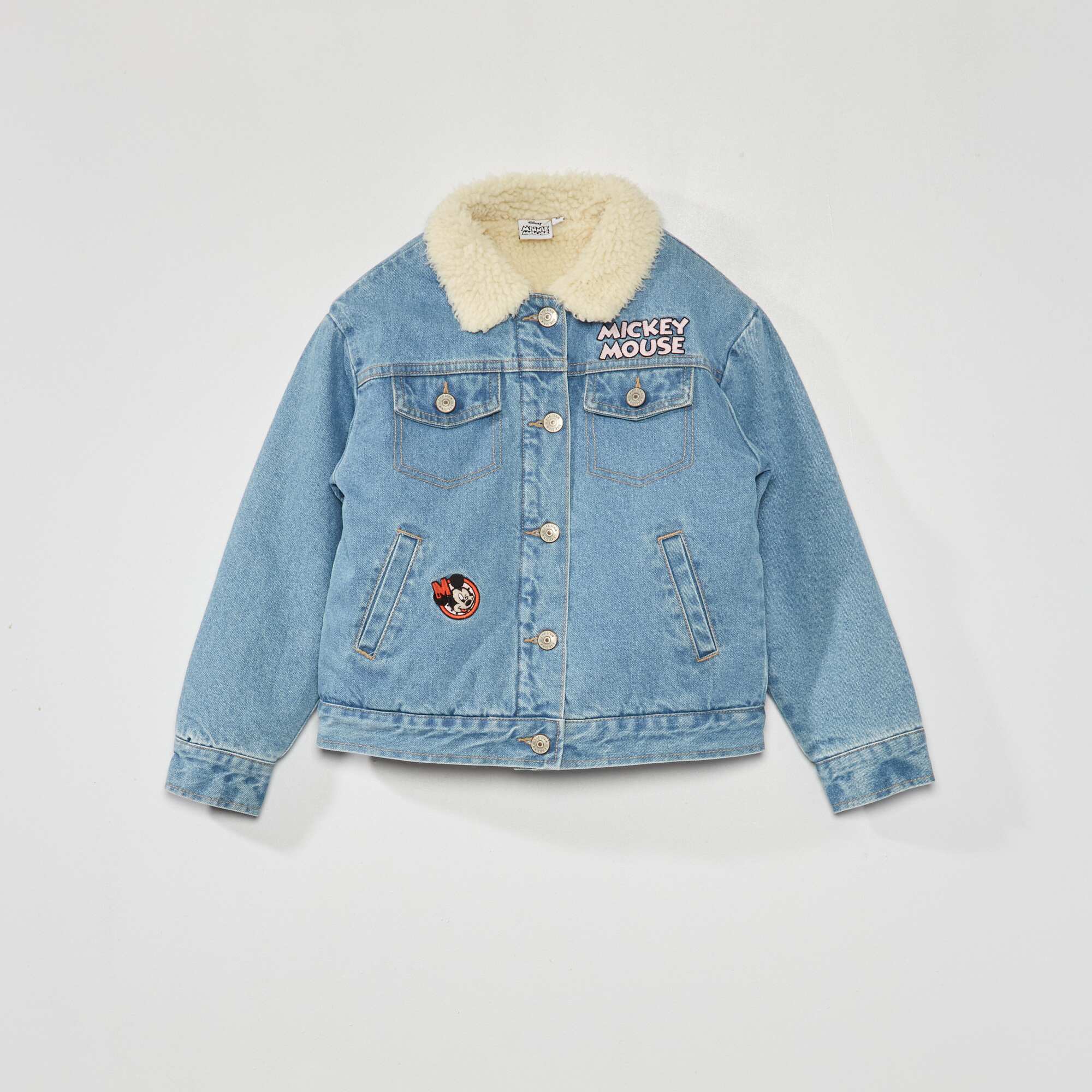 Veste en denim 'Mickey Mouse' Bleu - Main Image