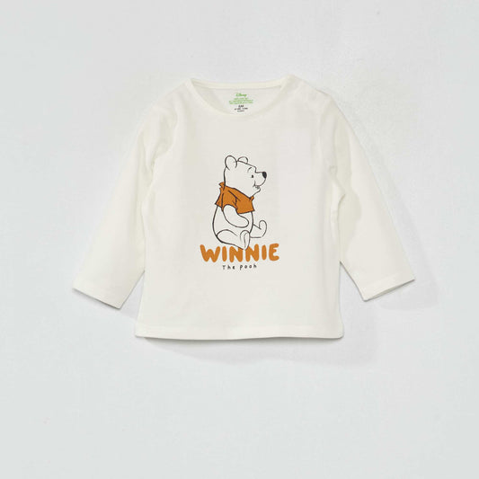 Tee-shirt 'Disney' manches longues Blanc 'Winnie'