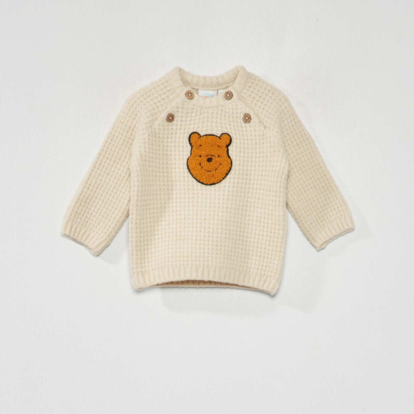Pull en maille tricot 'Disney' Beige