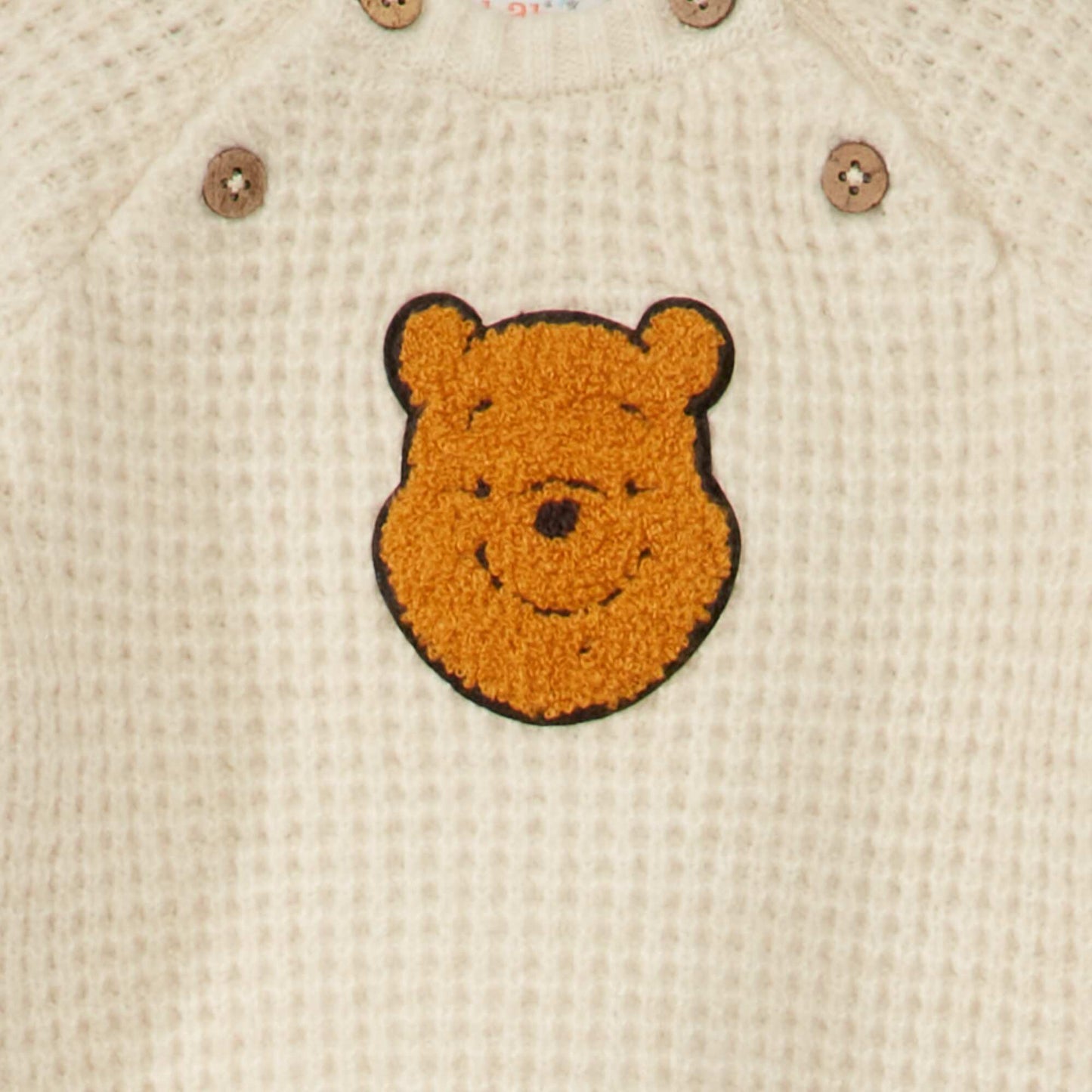 Pull en maille tricot 'Disney' Beige