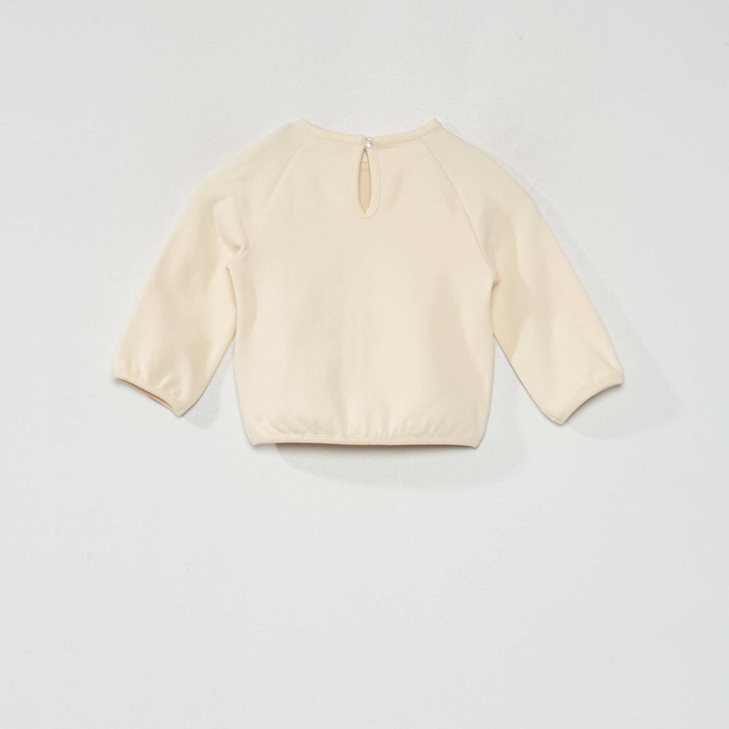 Sweat en jersey 'Tic et Tac' Beige