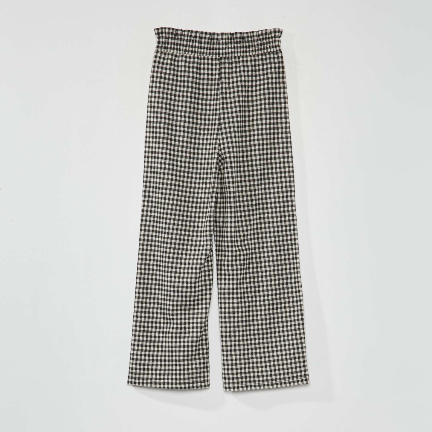 Pantalon large paperbag Noir