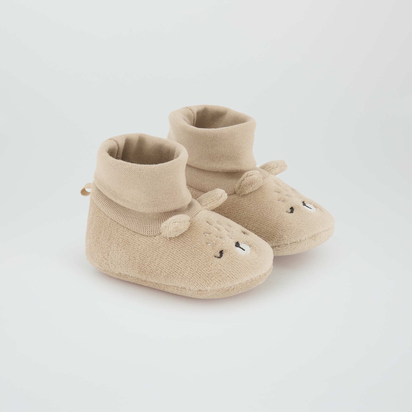 Chaussons 'Ours' Beige