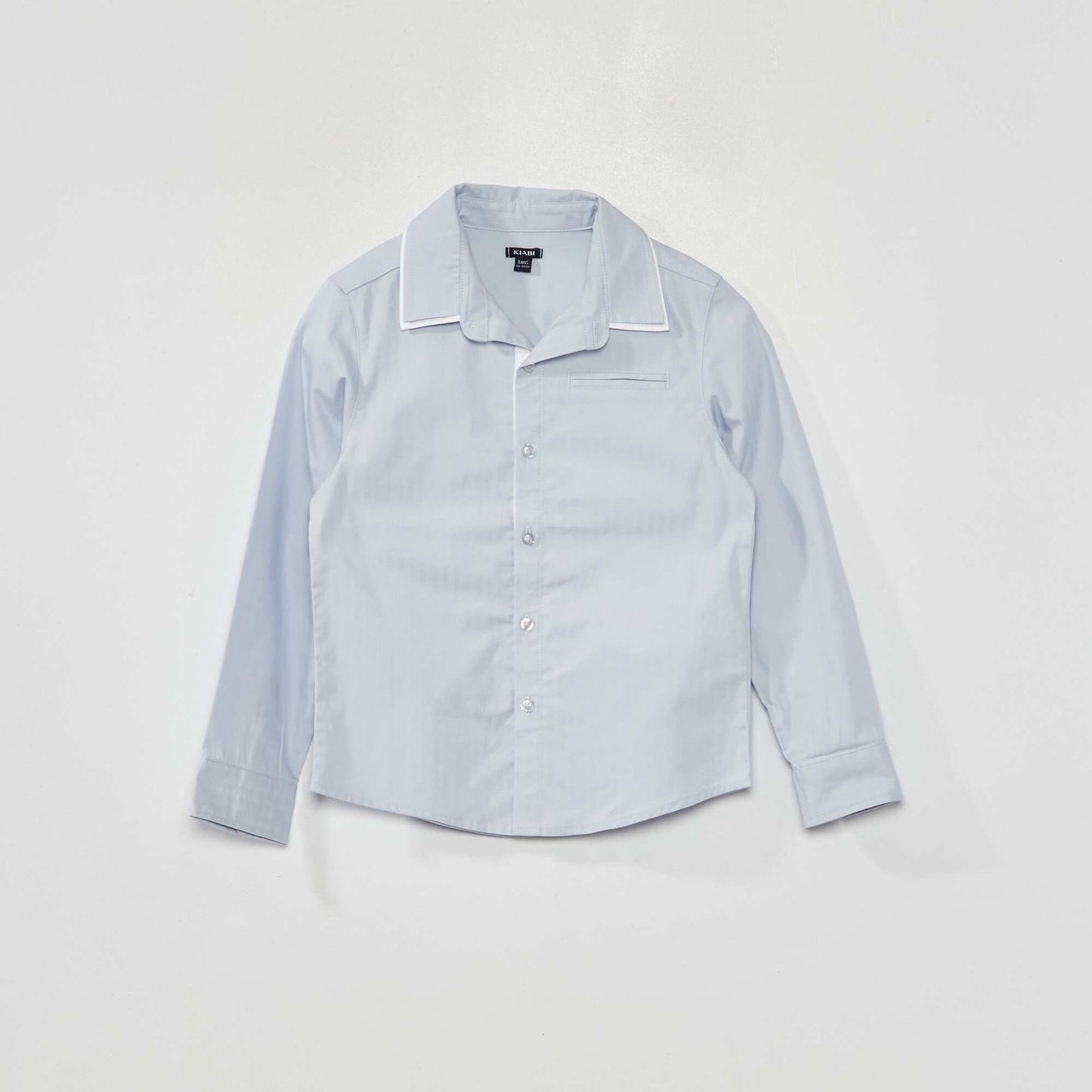 Chemise manches longues Bleu