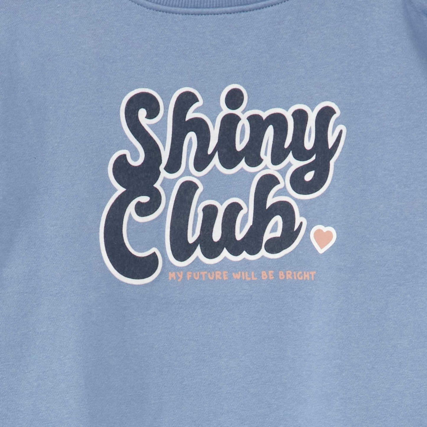 Sweat en molleton Bleu