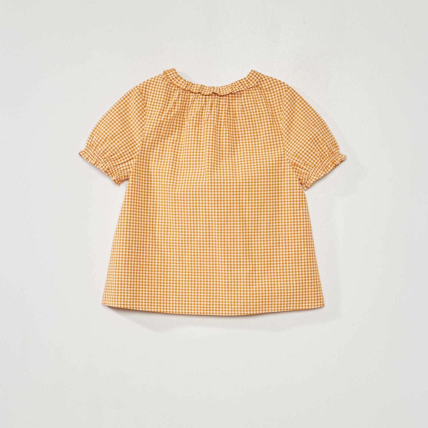 Blouse avec imprim Blanc/jaune