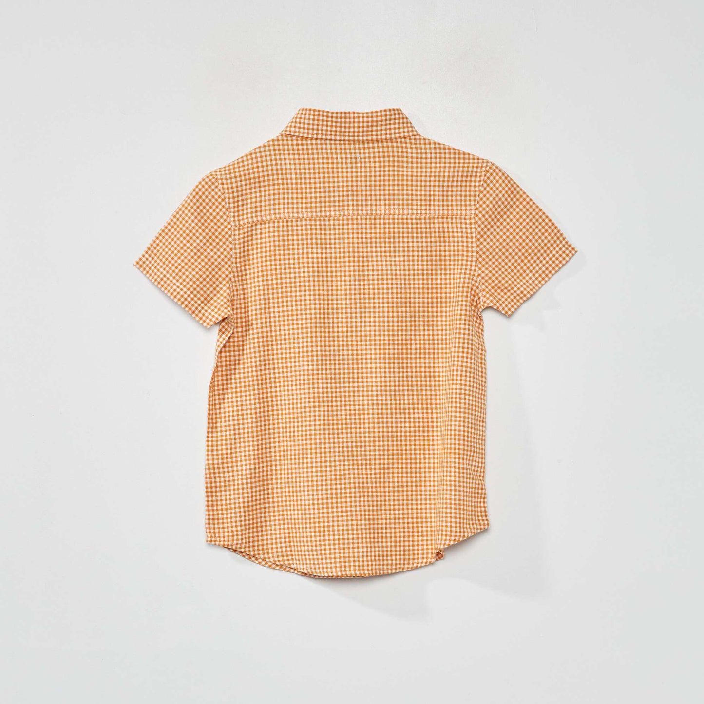 Chemise manches courtes Orange