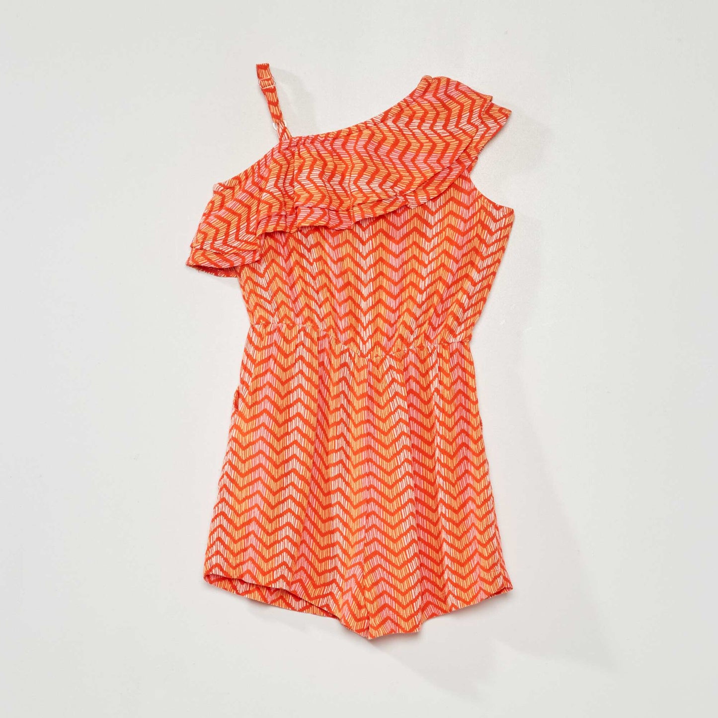 Combinaison short avec imprim Orange