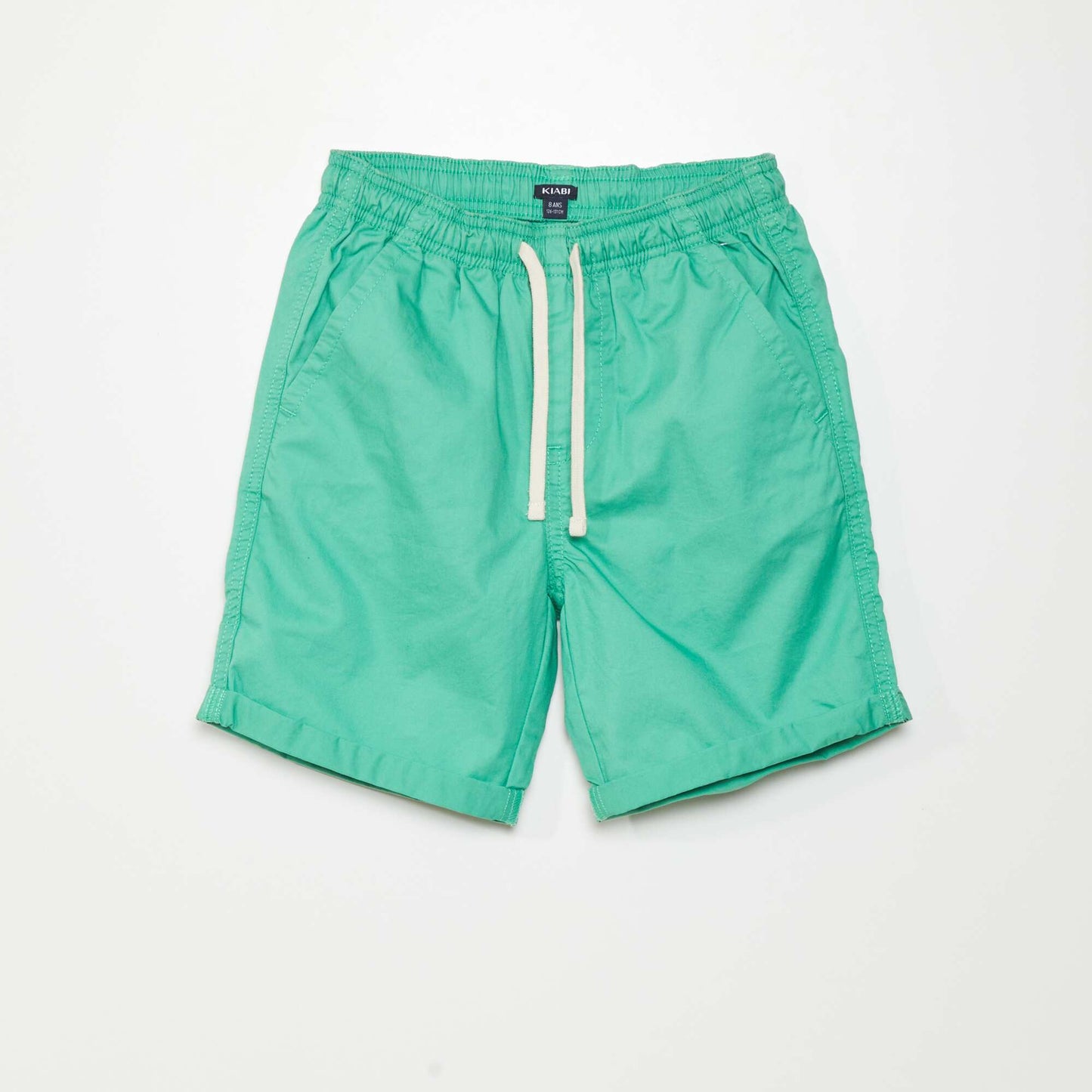 Bermuda droit uni Vert
