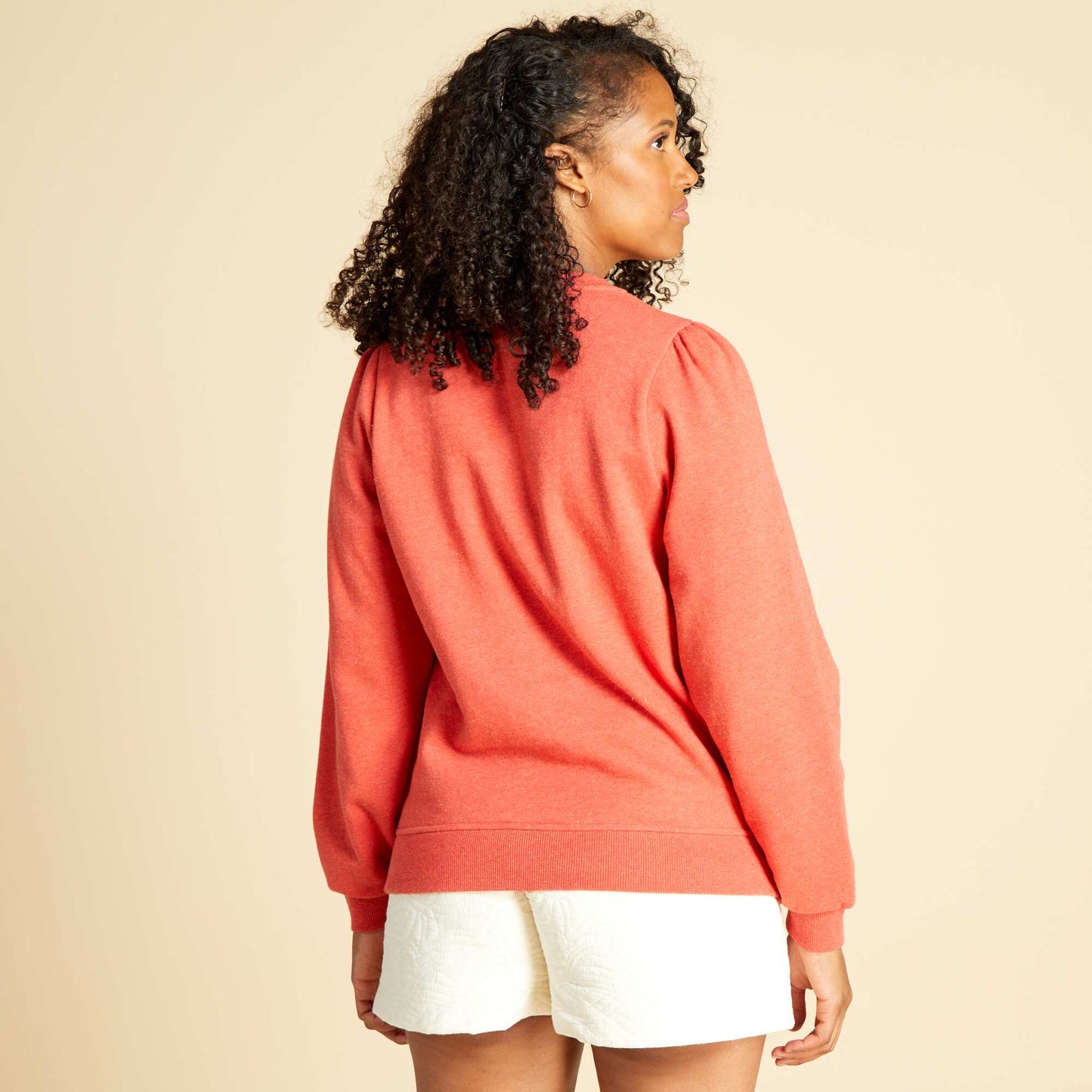 Pull d'allaitement Corail