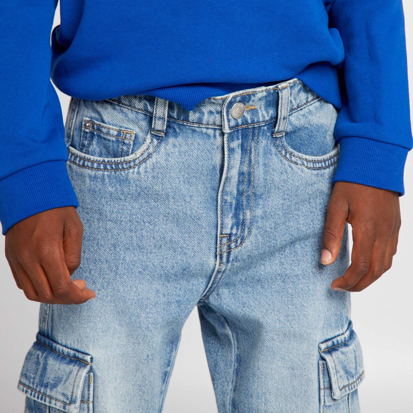 Pantalon avec poches Bleu
