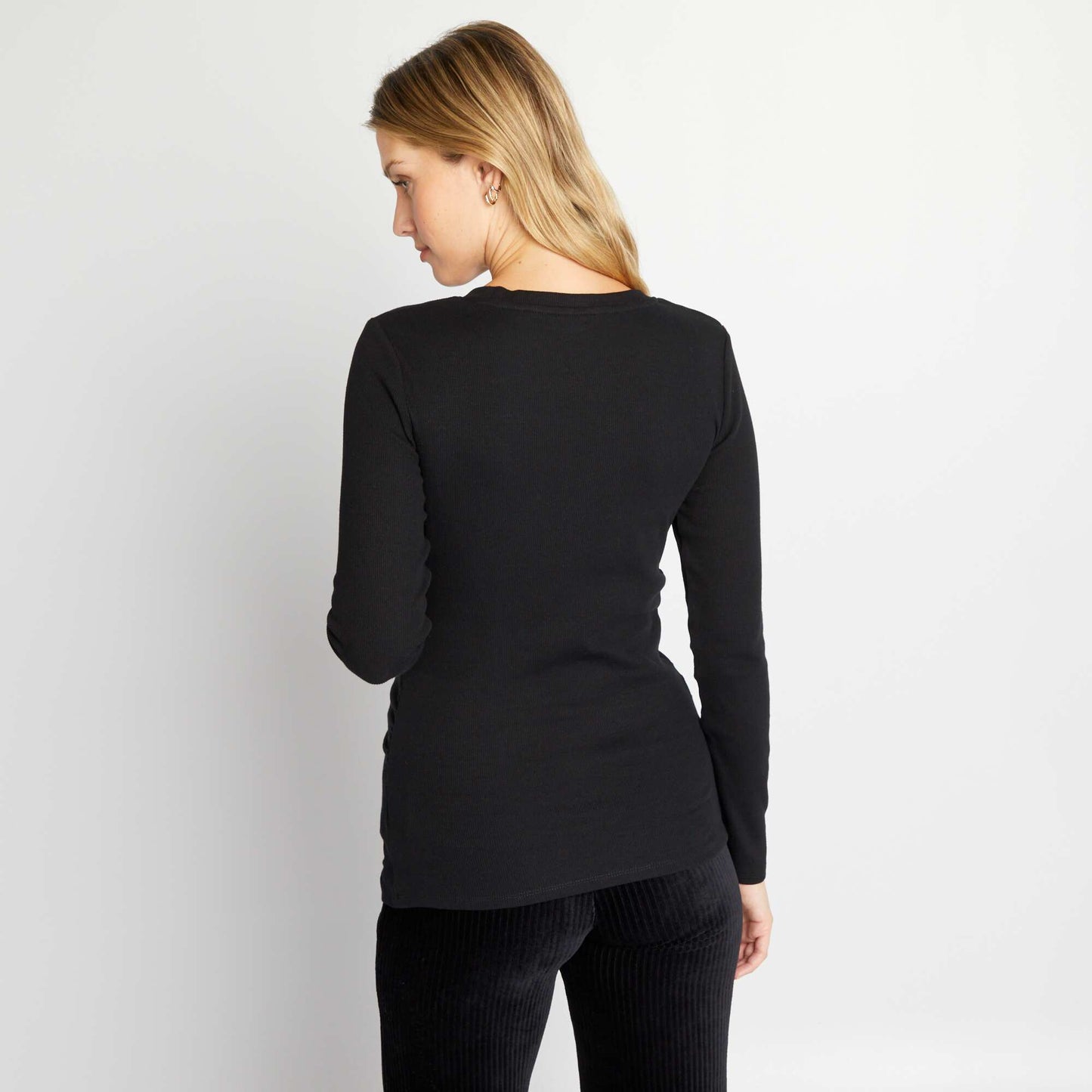 T-shirt grossesse noir