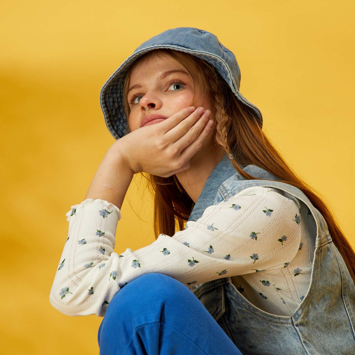 T-shirt fantaisie avec ouverture boutonn e Beige