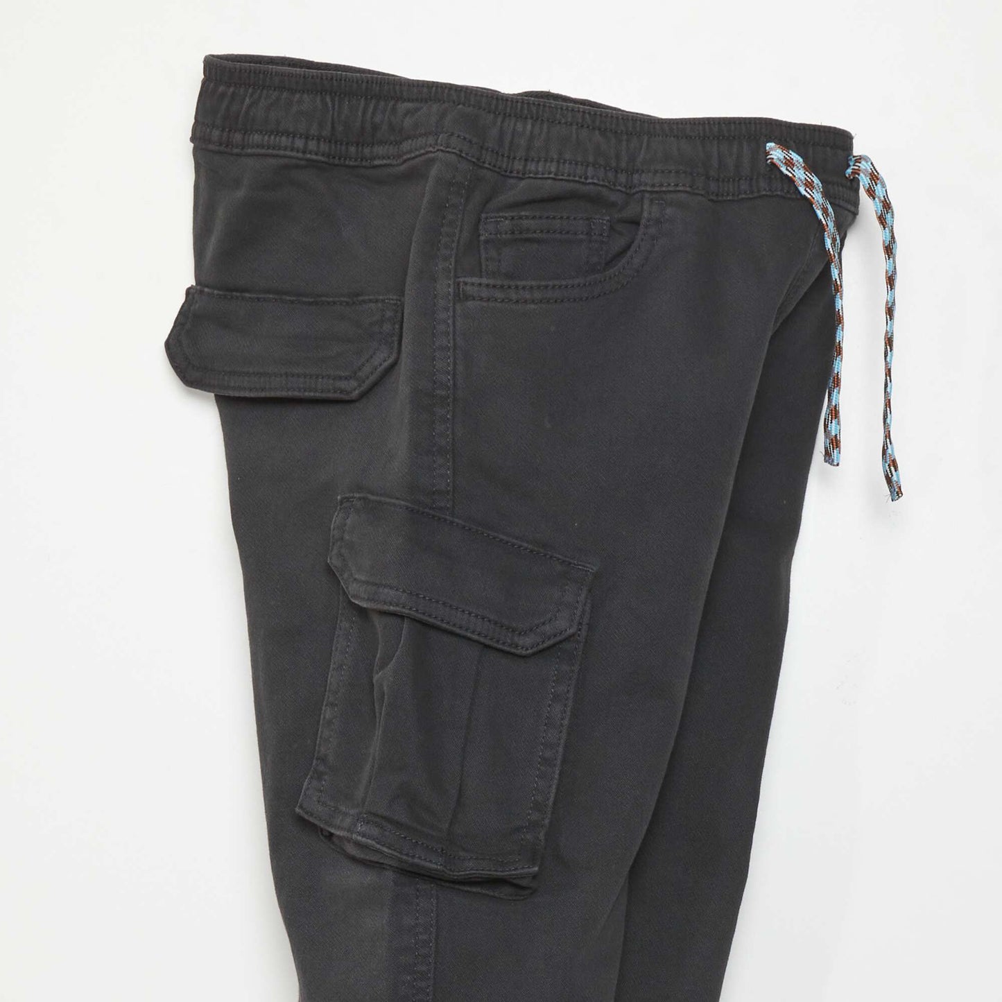 Pantalon avec poches sur les c t s noir
