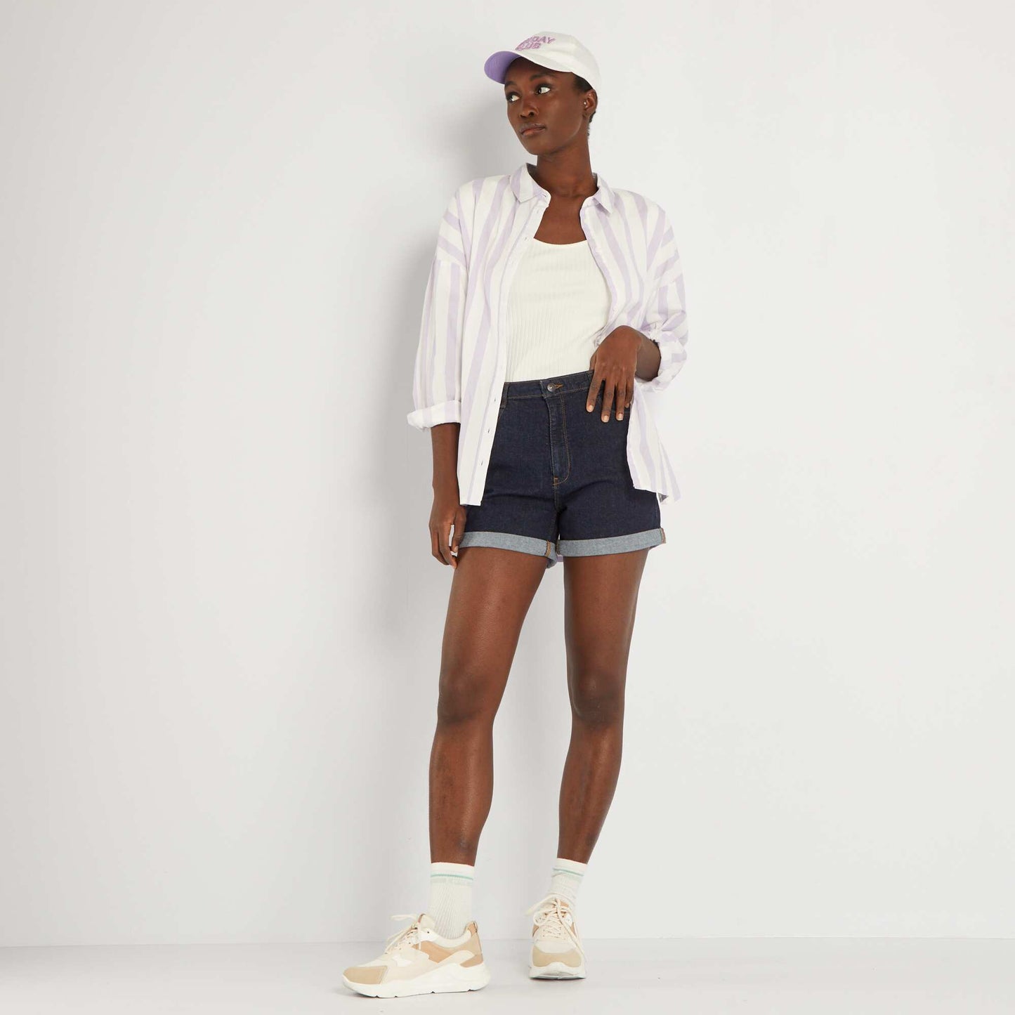 T-shirt en maille c tel e blanc