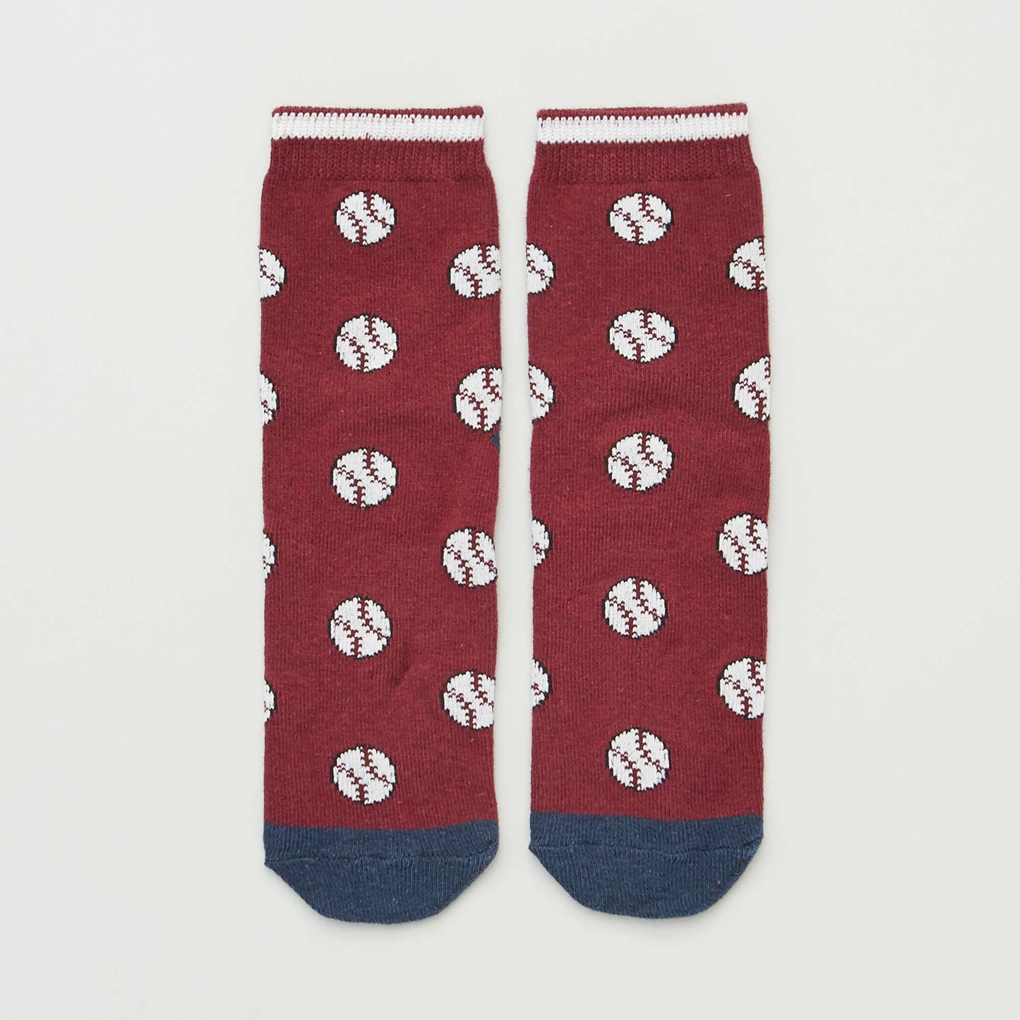 Lot 5 paires de chaussettes style sport Marron/gris/bordeaux