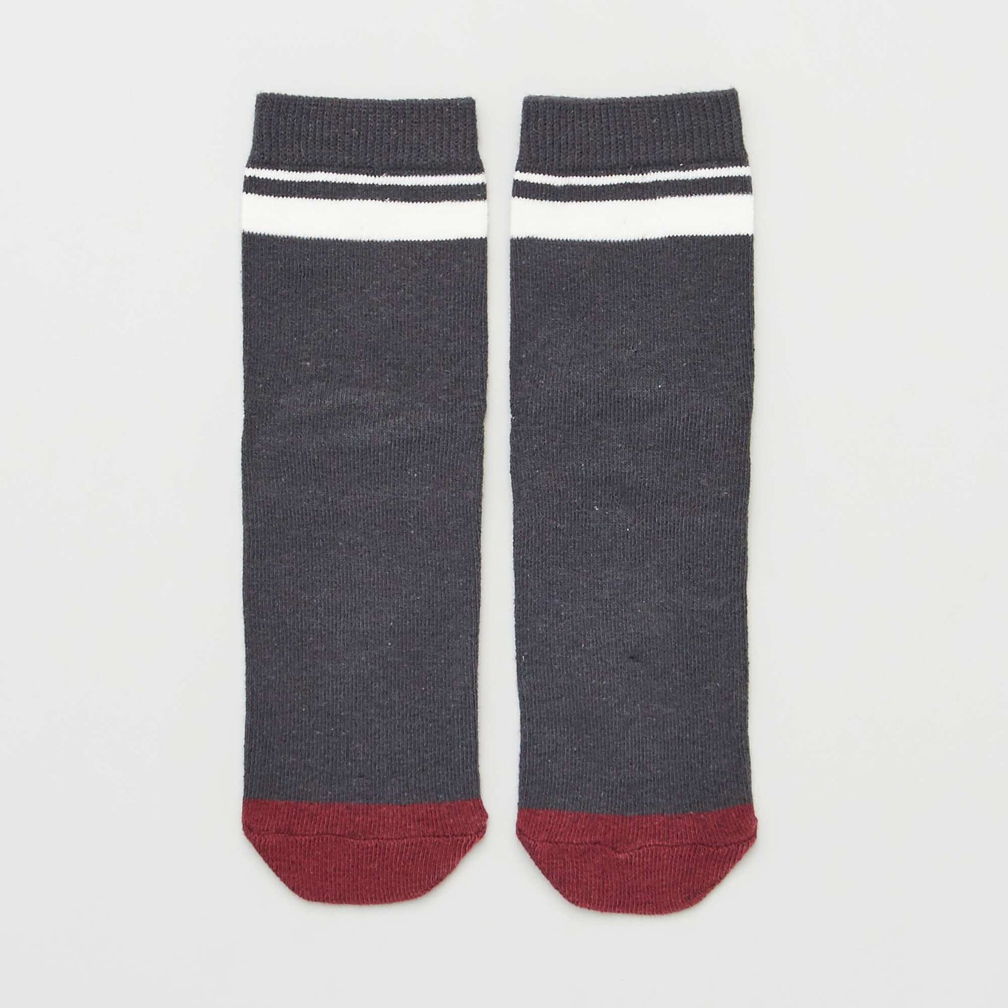 Lot 5 paires de chaussettes style sport Marron/gris/bordeaux